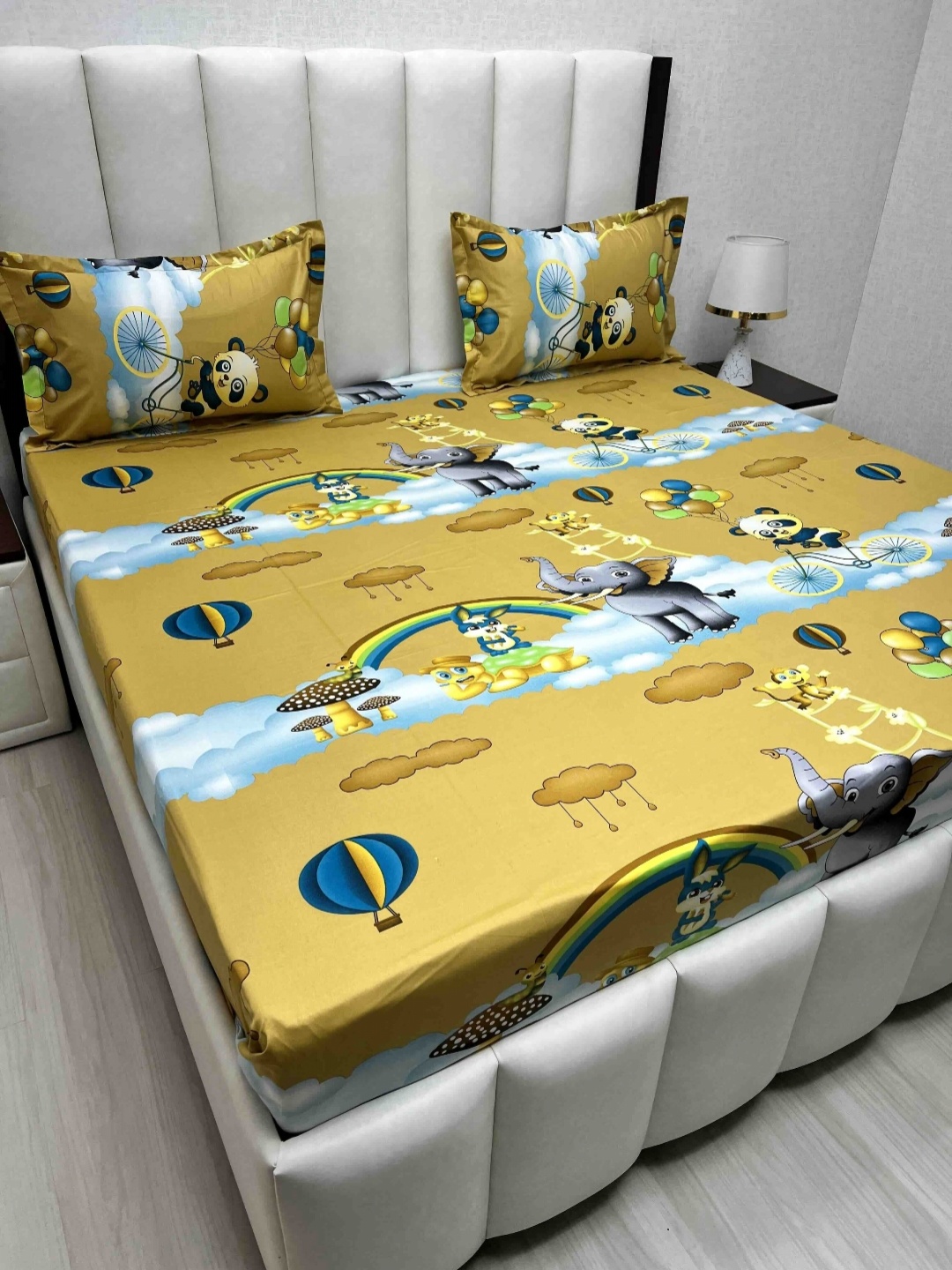 Pure Decor Passion Fur Brown Cartoon Characters Cotton 250 TC Bedsheet Set-2.28mx2.54m
Pure Decor Passion Fur Brown Cartoon Characters Cotton 250 TC Bedsheet Set-2.28mx2.54m
