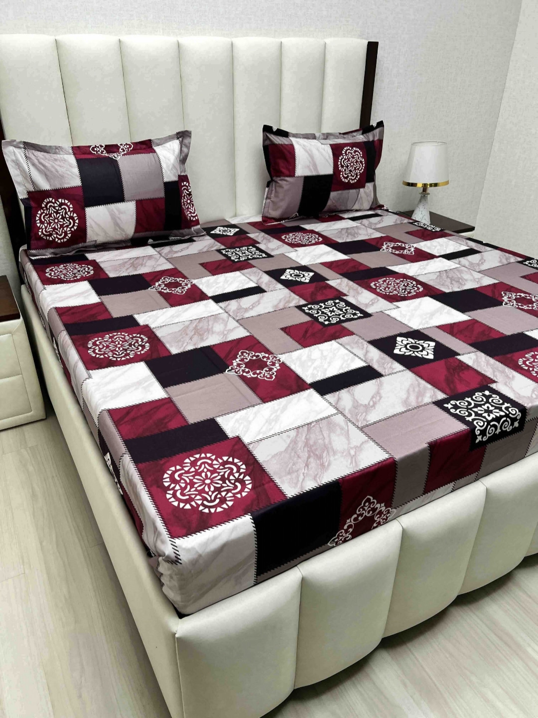 Pure Decor Pink Ethnic Motifs Pure Cotton 220 TC Queen Bedsheet Set 2.28 m x 2.54 m
Pure Decor Pink Ethnic Motifs Pure Cotton 220 TC Queen Bedsheet Set 2.28 m x 2.54 m
