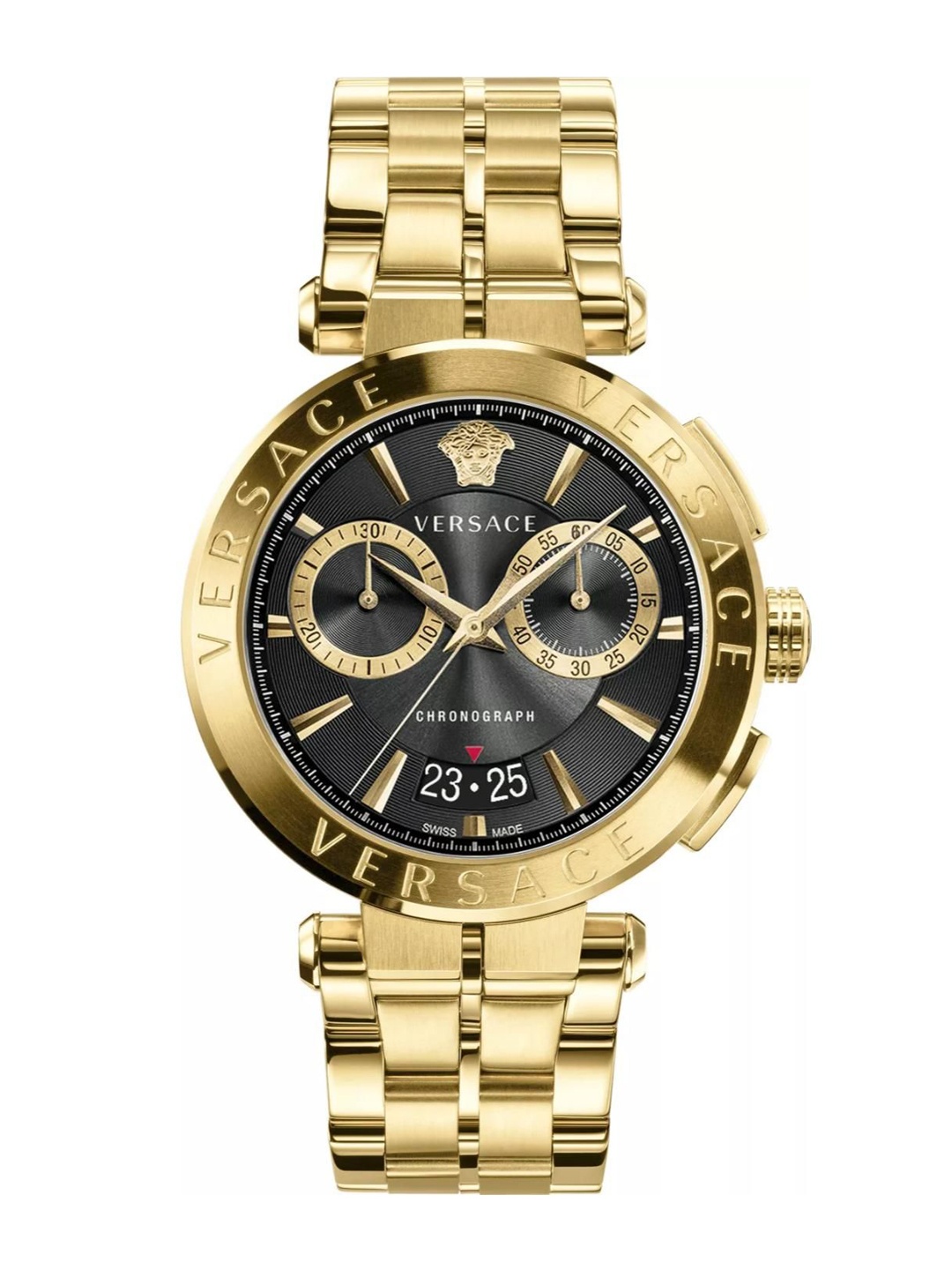 Versace Special Edition Men Stainless Steel Bracelet Style Straps Analogue Watch VE1D02823, Black
Versace Special Edition Men Stainless Steel Bracelet Style Straps Analogue Watch VE1D02823, Black