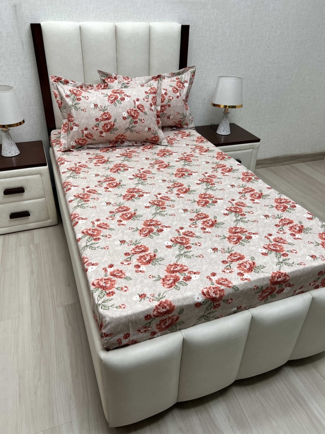 Pure Decor Cotton Single Bed Size Bedsheet With 2 Pillow Covers 1.73m X 2.36m, Brown
Pure Decor Cotton Single Bed Size Bedsheet With 2 Pillow Covers 1.73m X 2.36m, Brown
