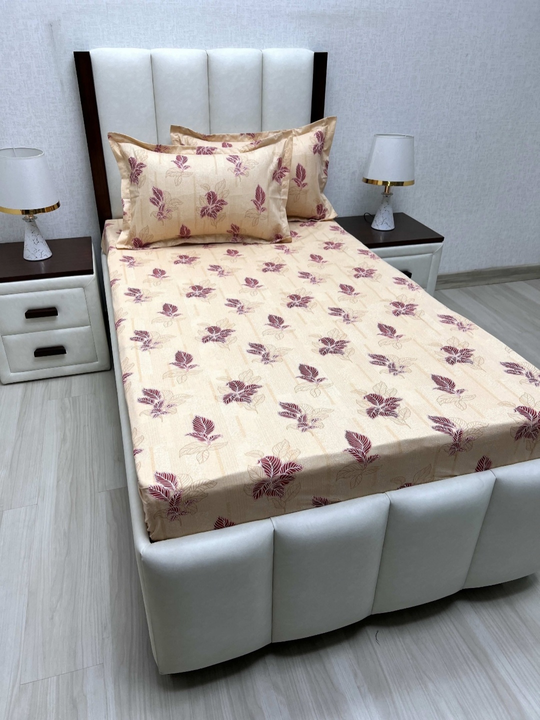 Pure Decor Cotton Single Bed Size Bedsheet With 2 Pillow Covers 1.73m X 2.36m, Brown
Pure Decor Cotton Single Bed Size Bedsheet With 2 Pillow Covers 1.73m X 2.36m, Brown