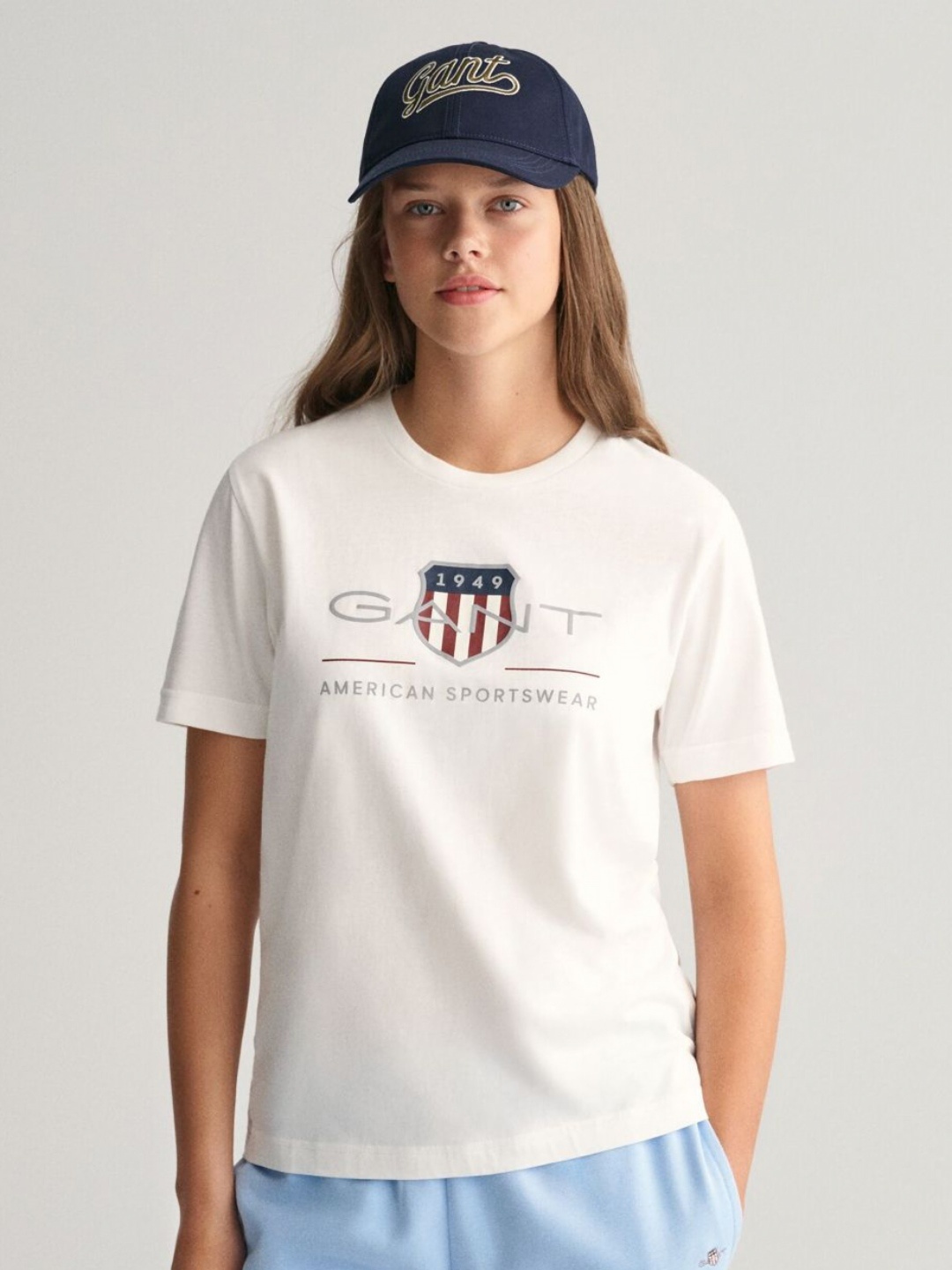 GANT Unisex Kids Brand Logo Archieve Shield Printed Round Neck Cotton T-shirt, White
GANT Unisex Kids Brand Logo Archieve Shield Printed Round Neck Cotton T-shirt, White