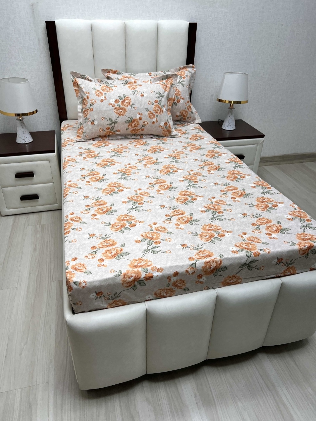 Pure Decor Cotton Single Size Bedsheet With 2 Pillow Covers 1.73m X 2.36m, Brown
Pure Decor Cotton Single Size Bedsheet With 2 Pillow Covers 1.73m X 2.36m, Brown