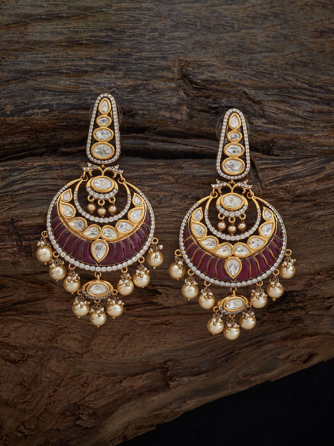 Kushal's Fashion Jewellery Ruby Victorian Plated Kundan Stone Studded Drop Earrings, Gold
Kushal's Fashion Jewellery Ruby Victorian Plated Kundan Stone Studded Drop Earrings, Gold