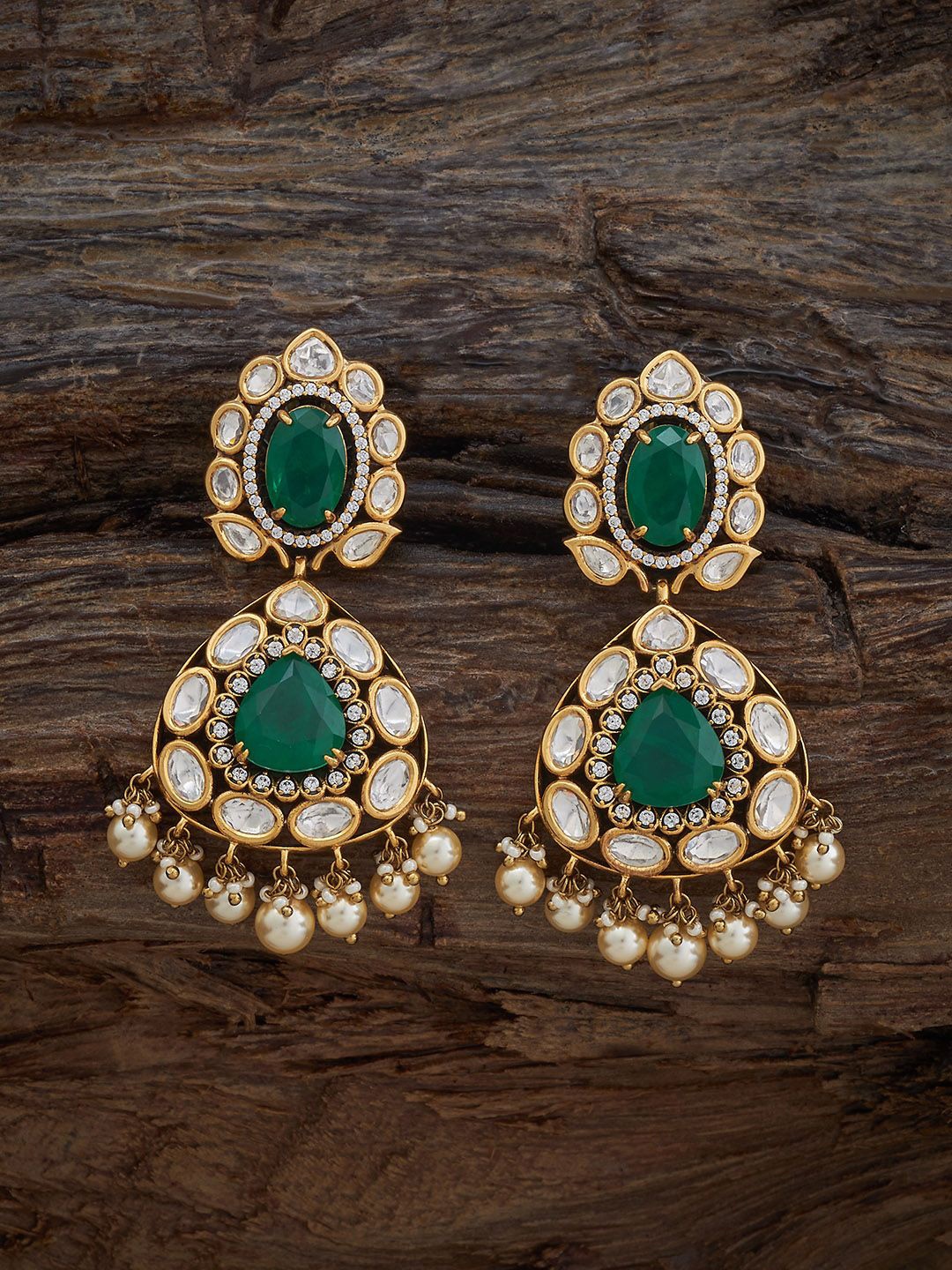 Kushal's Fashion Jewellery Victorian Plated Party Kundan Stone Studded Drop Earrings, Gold
Kushal's Fashion Jewellery Victorian Plated Party Kundan Stone Studded Drop Earrings, Gold