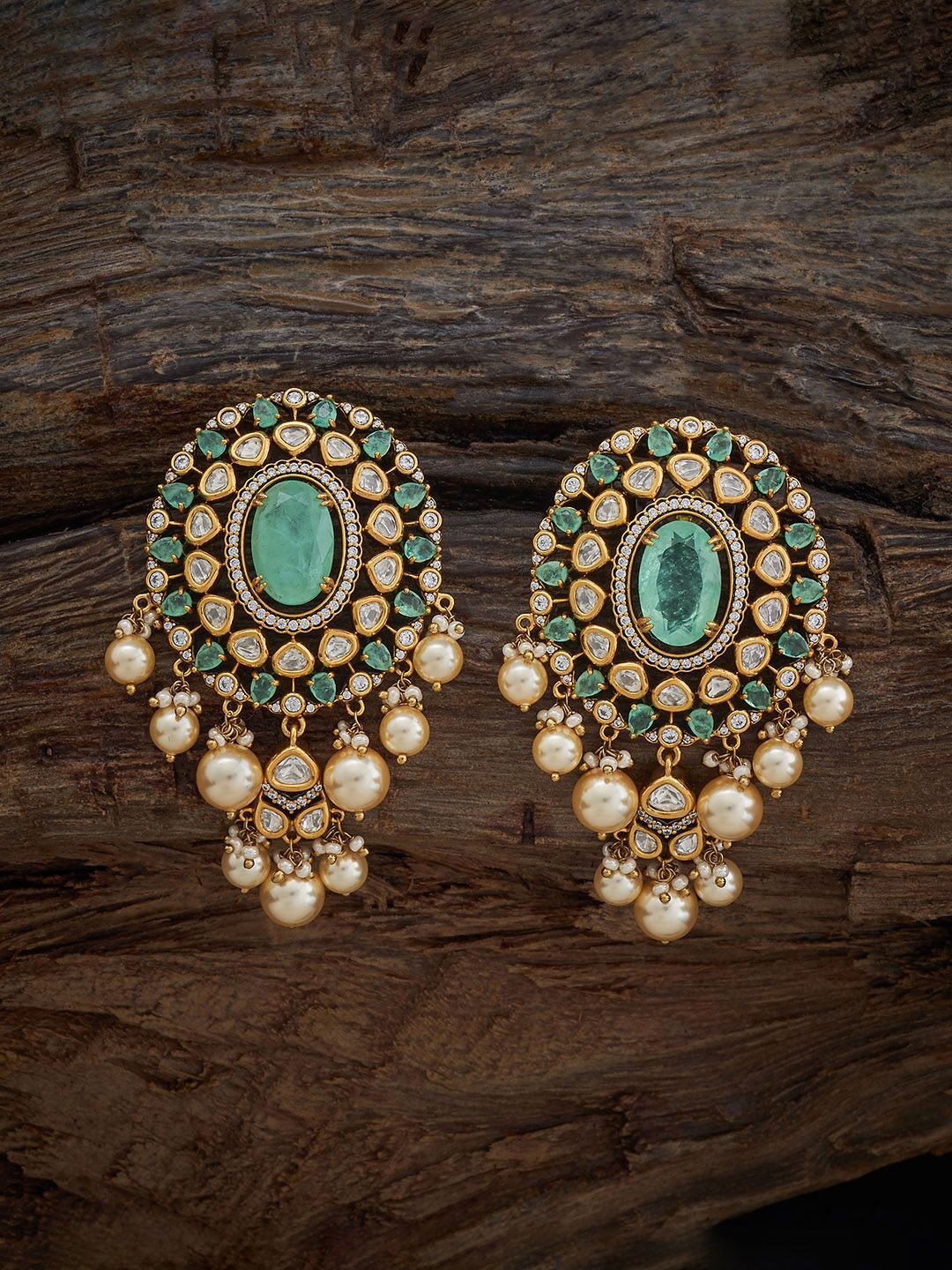 Kushal's Fashion Jewellery Victorian Plated Party Kundan Stone Studded Drop Earrings, Gold
Kushal's Fashion Jewellery Victorian Plated Party Kundan Stone Studded Drop Earrings, Gold