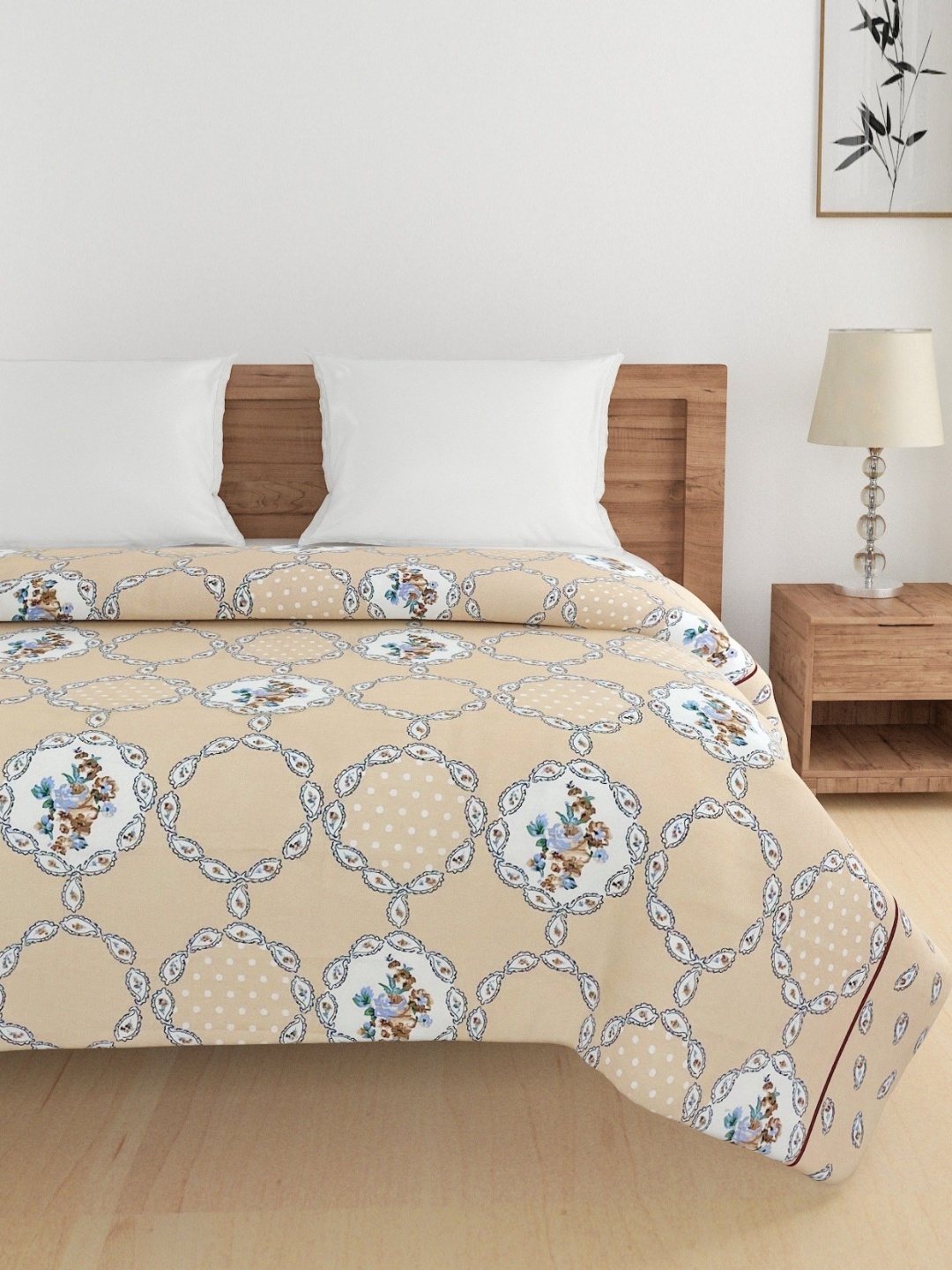 SWAYAM Sparkle Beige Floral Printed Pure Cotton AC Room 150 GSM Double Bed Comforter
SWAYAM Sparkle Beige Floral Printed Pure Cotton AC Room 150 GSM Double Bed Comforter