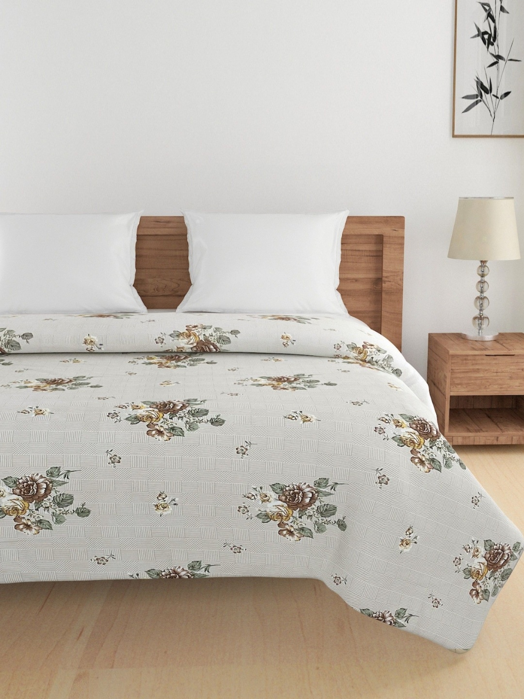 SWAYAM Ananda Beige & Green Floral Printed Pure Cotton AC Room 150GSM Double Bed Comforter
SWAYAM Ananda Beige & Green Floral Printed Pure Cotton AC Room 150GSM Double Bed Comforter