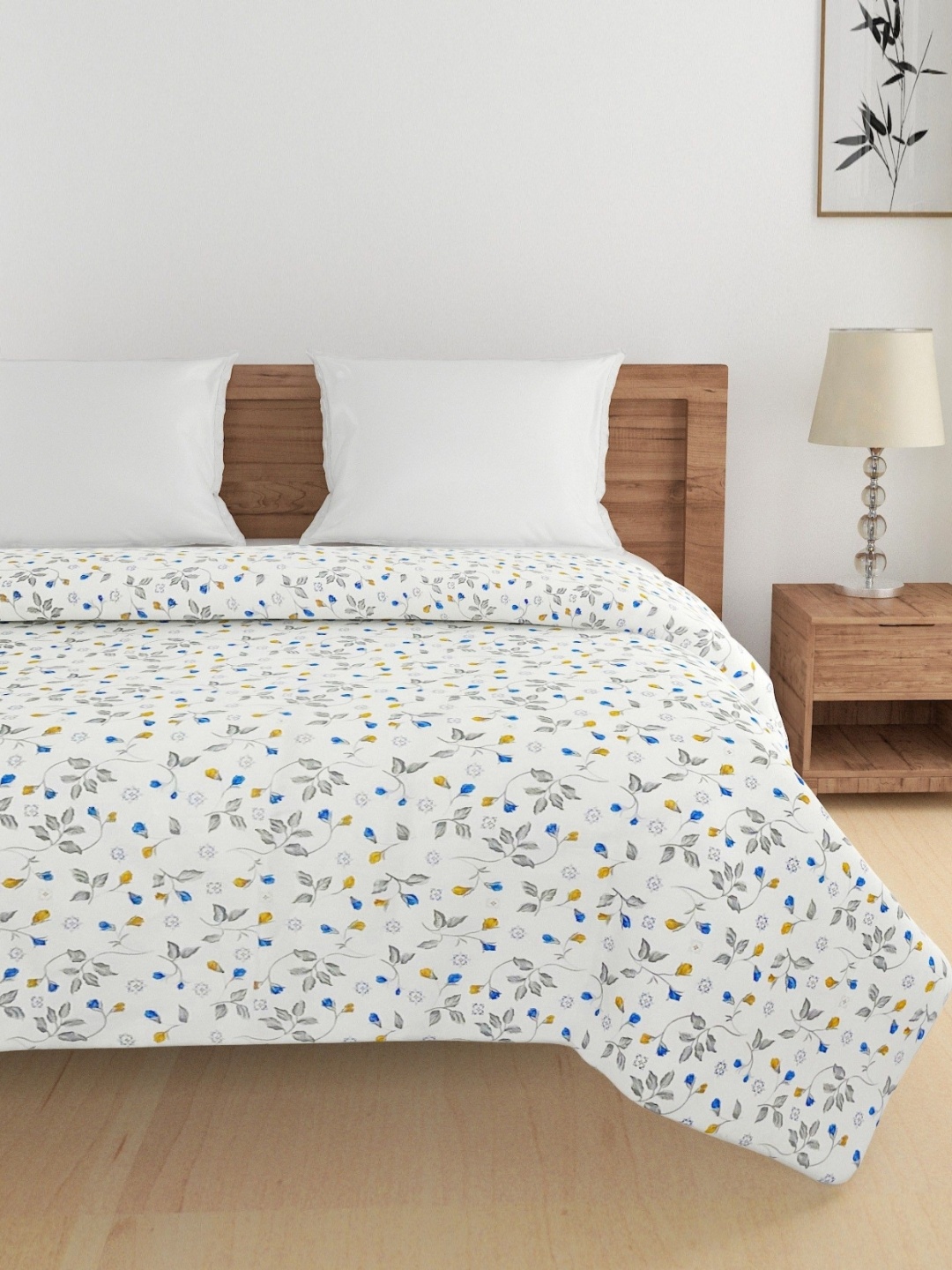 SWAYAM Veda Grey & White Floral Printed Pure Cotton AC Room 150 GSM Double Bed Comforter
SWAYAM Veda Grey & White Floral Printed Pure Cotton AC Room 150 GSM Double Bed Comforter