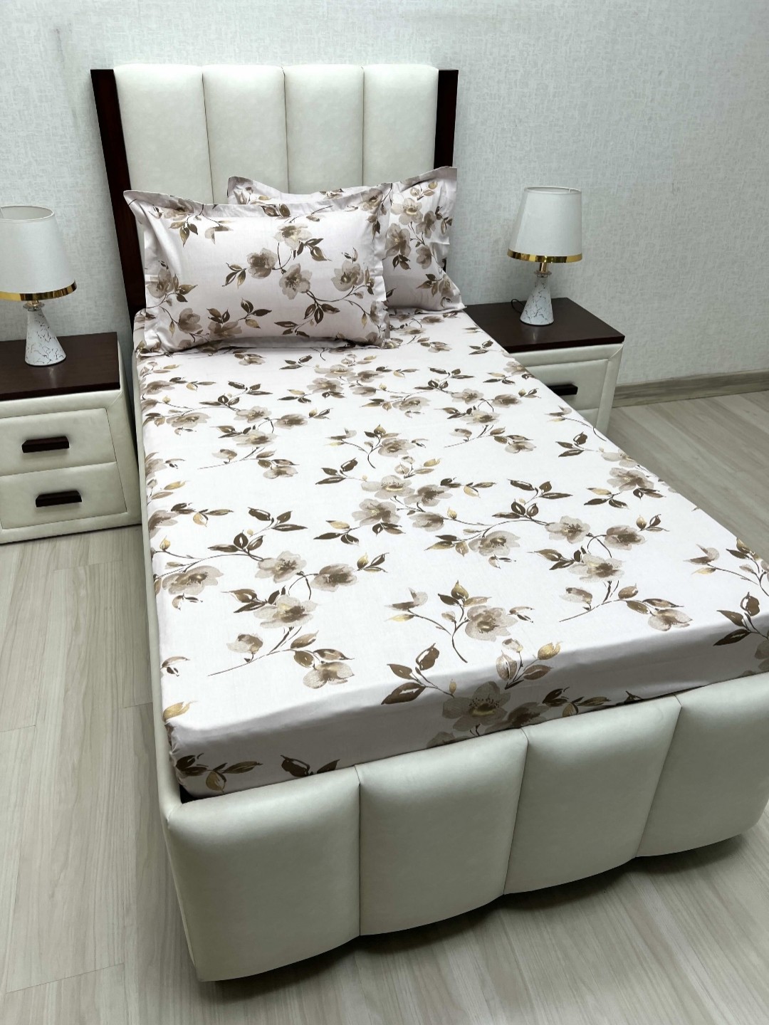 Pure Decor Cotton Single Bed Size Bedsheet With 2 Pillow Covers 1.73m X 2.36m, Brown
Pure Decor Cotton Single Bed Size Bedsheet With 2 Pillow Covers 1.73m X 2.36m, Brown
