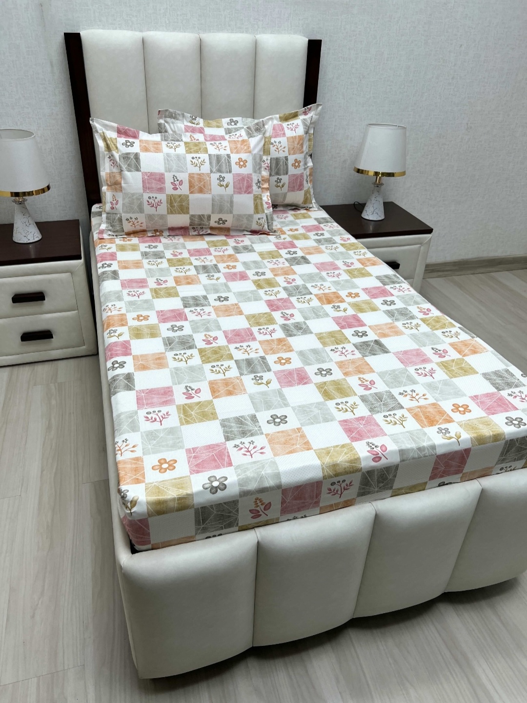 Pure Decor Cotton Single Bed Size Bedsheet With 2 Pillow Covers 1.73m X 2.36m, White
Pure Decor Cotton Single Bed Size Bedsheet With 2 Pillow Covers 1.73m X 2.36m, White