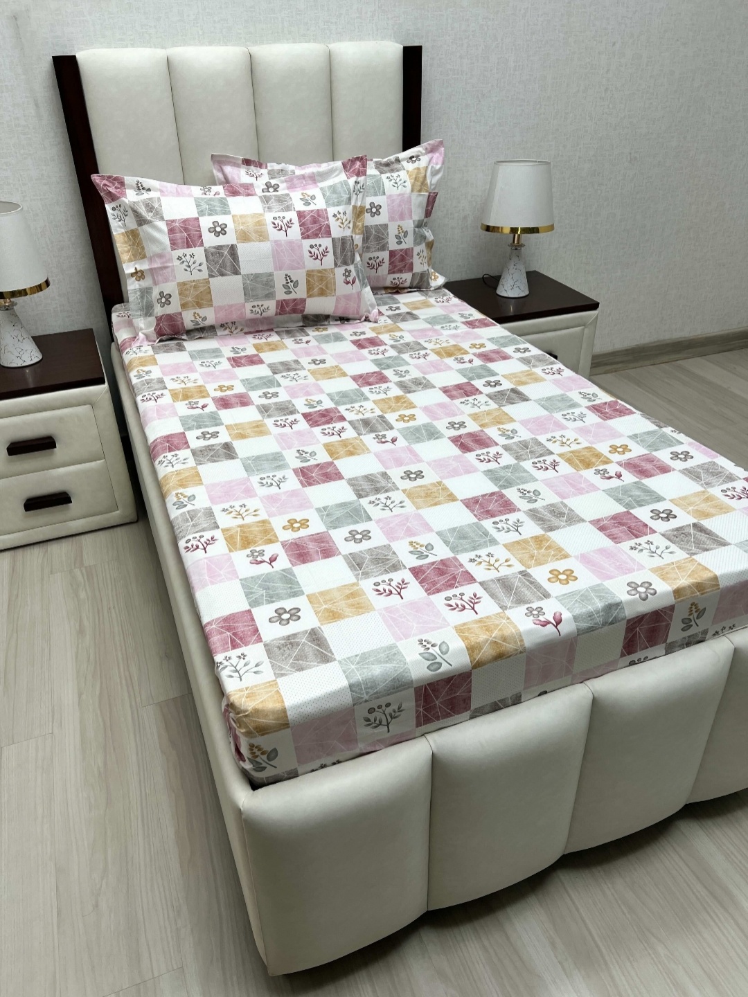 Pure Decor Cotton Single Bed Size Bedsheet With 2 Pillow Covers 1.73m X 2.36m, White
Pure Decor Cotton Single Bed Size Bedsheet With 2 Pillow Covers 1.73m X 2.36m, White