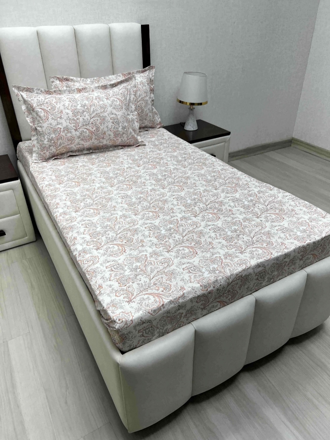 Pure Decor Cotton Single Bed Size Bedsheet With 2 Pillow Covers 1.73m X 2.36m, Peach
Pure Decor Cotton Single Bed Size Bedsheet With 2 Pillow Covers 1.73m X 2.36m, Peach