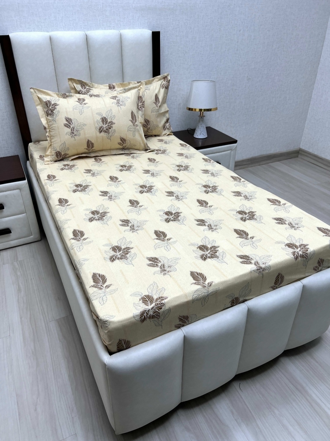Pure Decor Cotton Single Bed Size Bedsheet With 2 Pillow Covers 1.73m X 2.36m, Cream
Pure Decor Cotton Single Bed Size Bedsheet With 2 Pillow Covers 1.73m X 2.36m, Cream