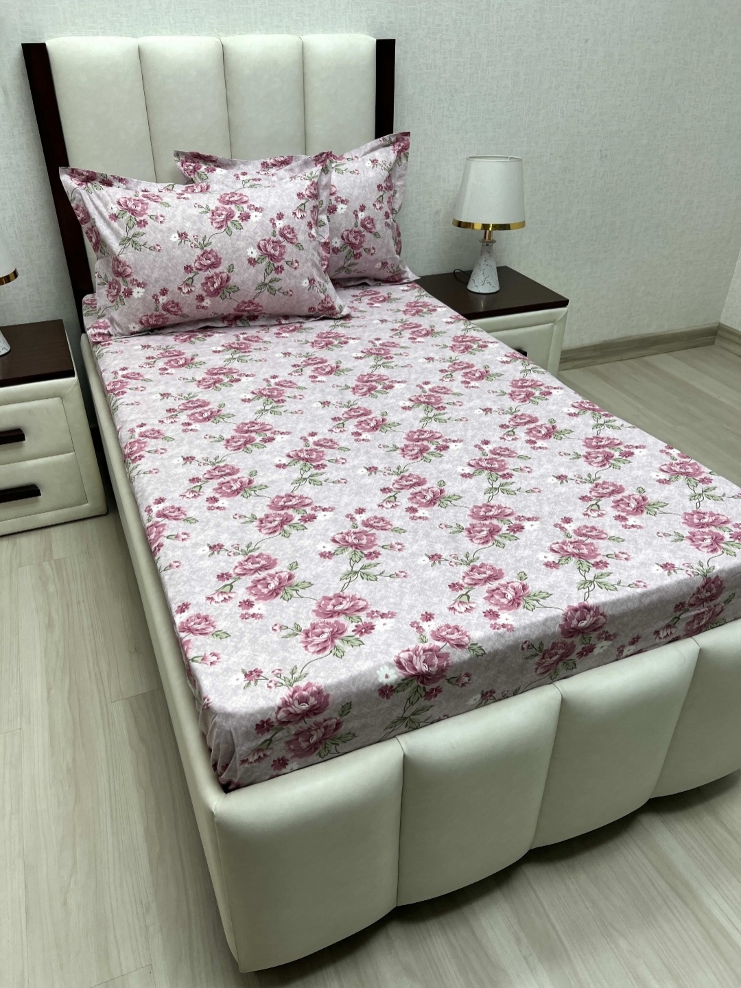 Pure Decor Cotton Single Bed Size Bedsheet With 2 Pillow Covers 1.73m X 2.36m, Purple
Pure Decor Cotton Single Bed Size Bedsheet With 2 Pillow Covers 1.73m X 2.36m, Purple