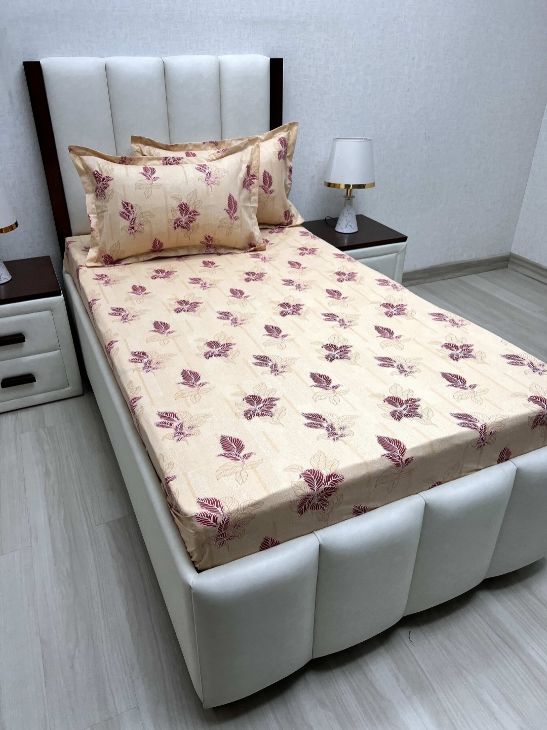 Pure Decor Cotton Single Bed Size Bedsheet With 2 Pillow Covers 1.73m X 2.36m, Brown
Pure Decor Cotton Single Bed Size Bedsheet With 2 Pillow Covers 1.73m X 2.36m, Brown