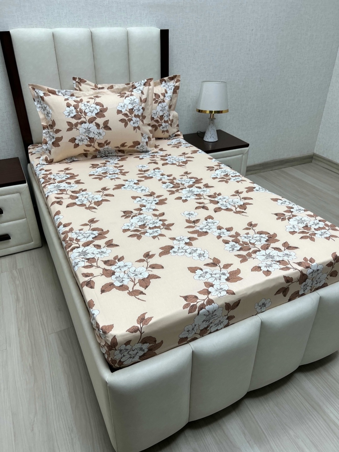 Pure Decor Cotton Single Bed Size Bedsheet With 2 Pillow Covers 1.73m X 2.36m, Cream
Pure Decor Cotton Single Bed Size Bedsheet With 2 Pillow Covers 1.73m X 2.36m, Cream