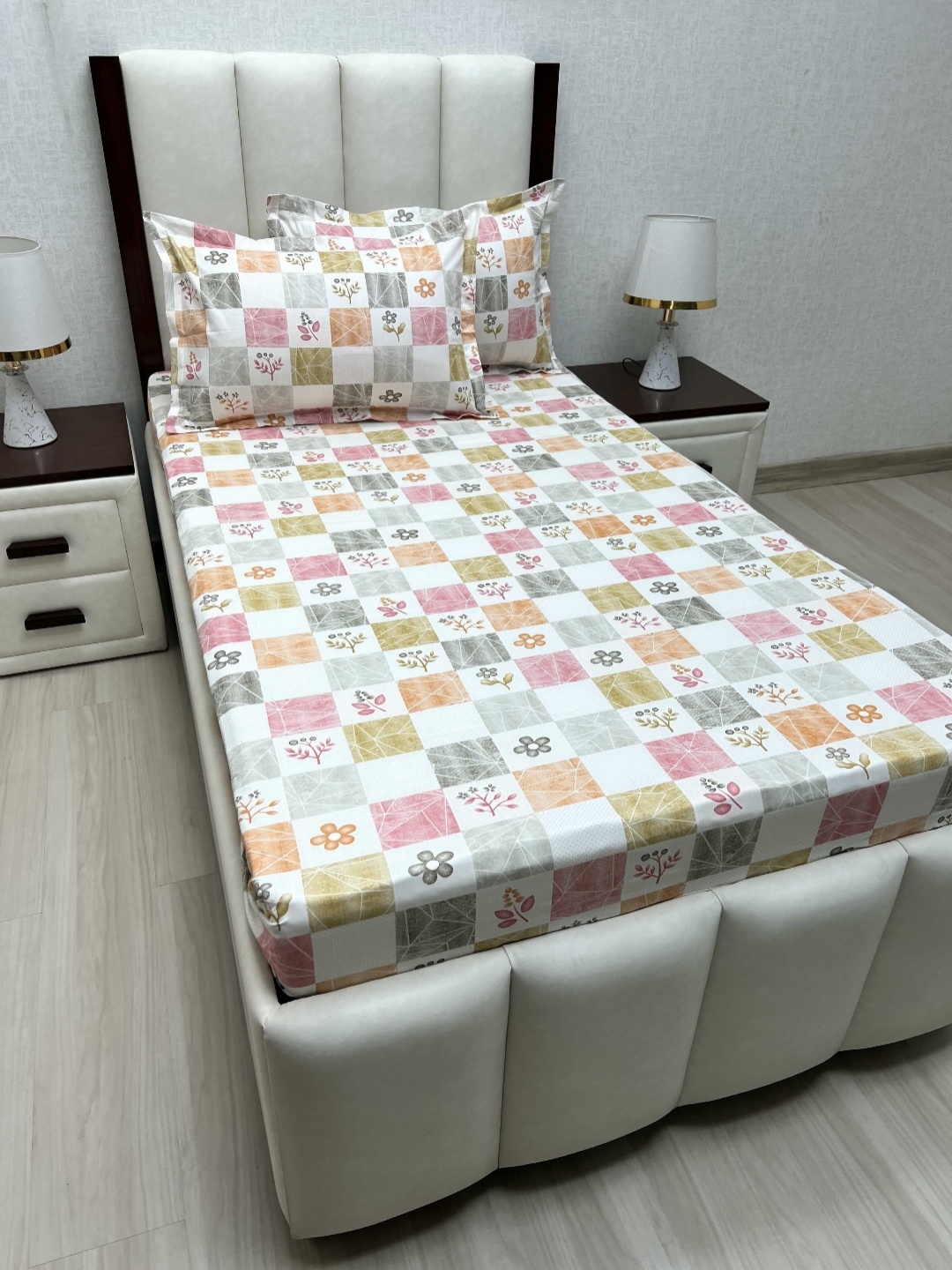 Pure Decor Cotton Single Bed Size Bedsheet With 2 Pillow Covers 1.73m X 2.36m, White
Pure Decor Cotton Single Bed Size Bedsheet With 2 Pillow Covers 1.73m X 2.36m, White