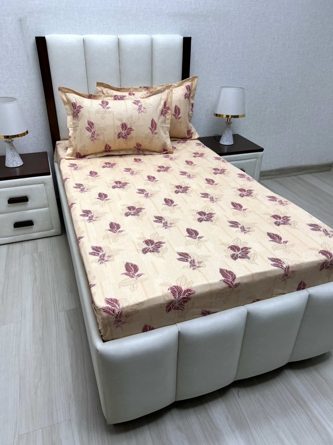 Pure Decor Cotton Single Bed Size Bedsheet With 2 Pillow Covers 1.73m X 2.36m, Brown
Pure Decor Cotton Single Bed Size Bedsheet With 2 Pillow Covers 1.73m X 2.36m, Brown