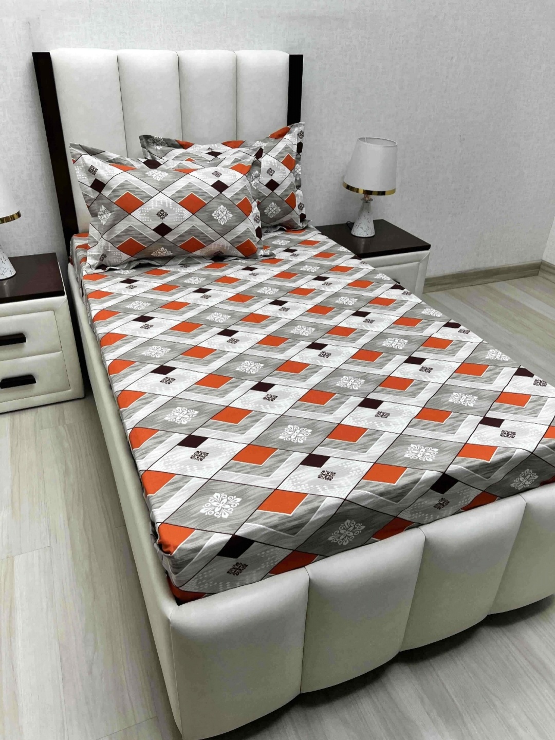 Pure Decor Cotton Single Bed Size Bedsheet With 2 Pillow Covers 1.73m X 2.36m, Brown
Pure Decor Cotton Single Bed Size Bedsheet With 2 Pillow Covers 1.73m X 2.36m, Brown