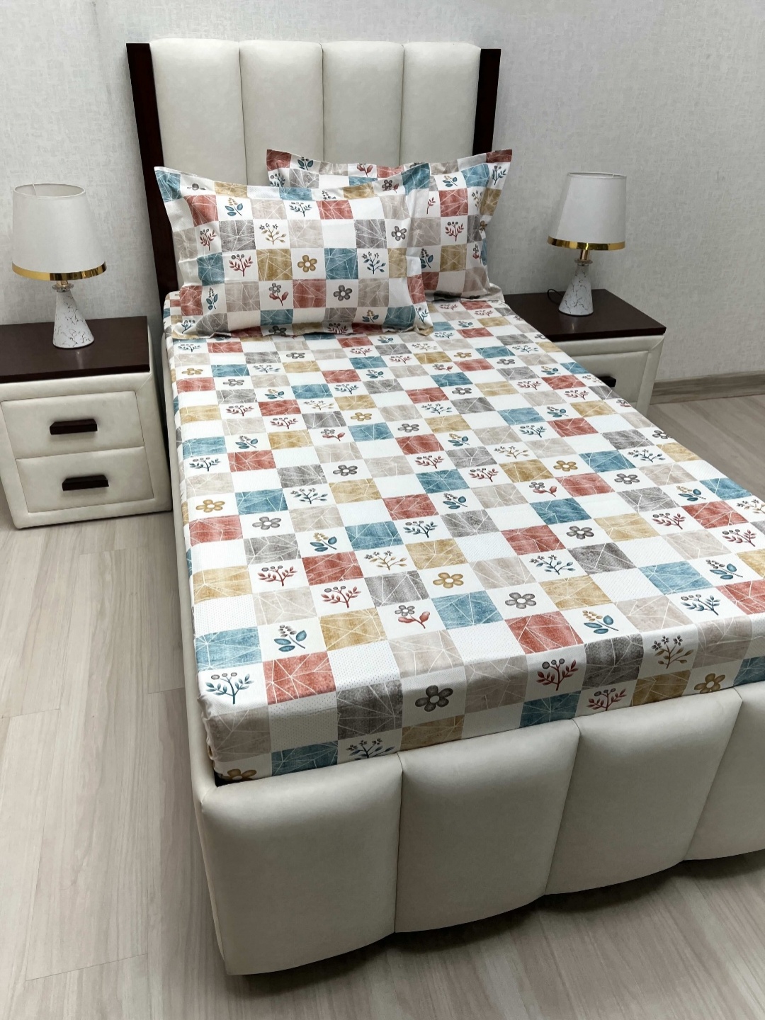 Pure Decor Cotton Single Bed Size Bedsheet With 2 Pillow Covers 1.73m X 2.36m, White
Pure Decor Cotton Single Bed Size Bedsheet With 2 Pillow Covers 1.73m X 2.36m, White
