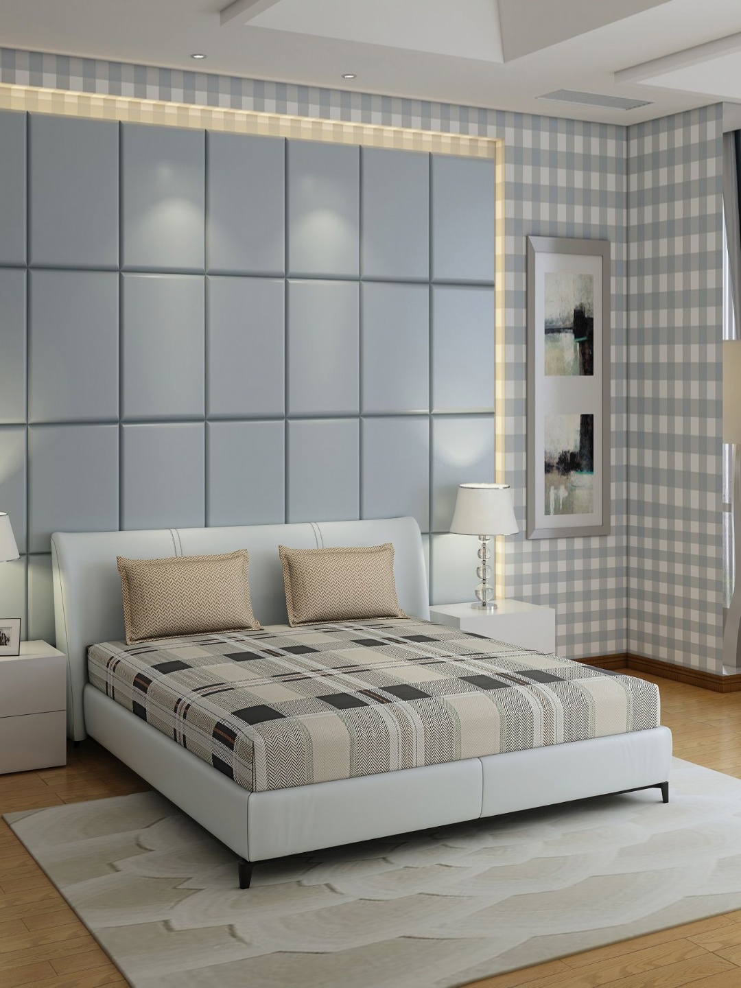 Monte Carlo Ramona Brown Geometric Cotton 210 TC Queen Bedsheet with 2 Pillow Covers
Monte Carlo Ramona Brown Geometric Cotton 210 TC Queen Bedsheet with 2 Pillow Covers