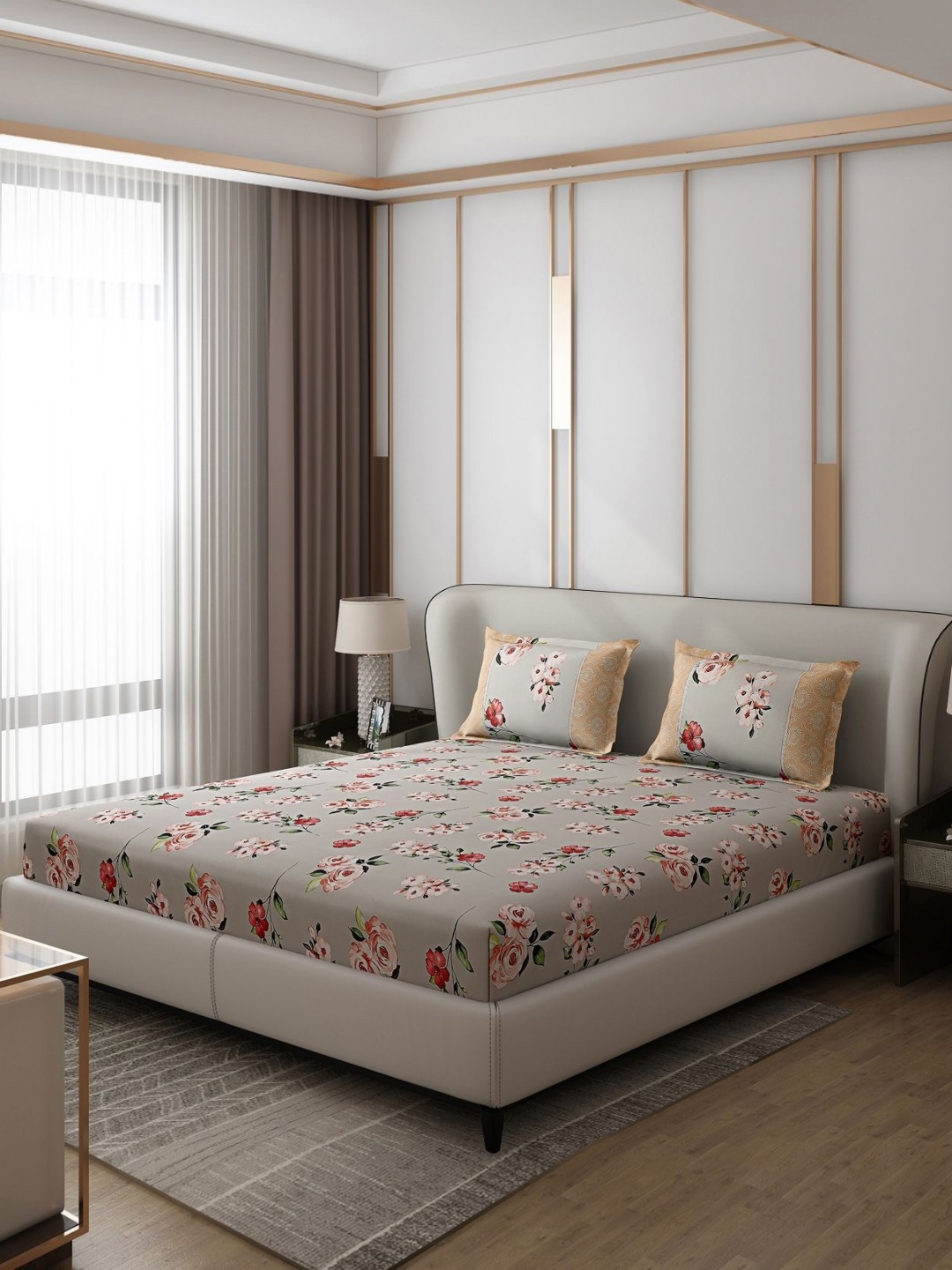 Monte Carlo Vibrant Grey & Brown Ethnic Motifs 130 TC Queen Bedsheet with 2 Pillow Covers
Monte Carlo Vibrant Grey & Brown Ethnic Motifs 130 TC Queen Bedsheet with 2 Pillow Covers