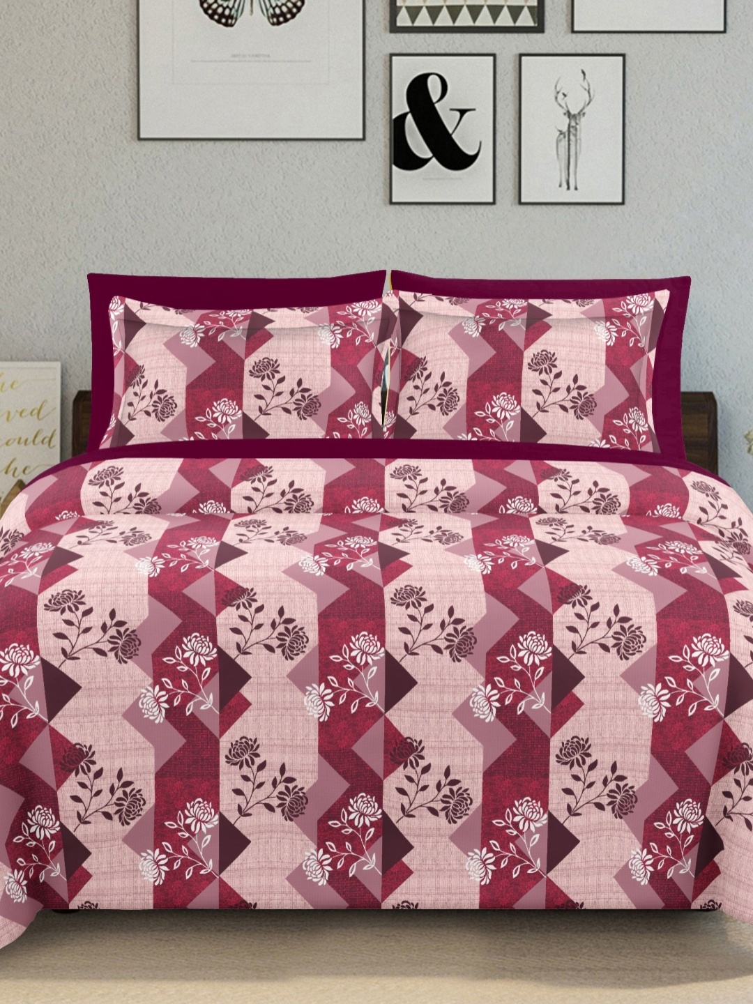 Ariana Lavender & White Floral Printed 144 TC Cotton King Bedsheet Set 2.70 m x 2.25 m
Ariana Lavender & White Floral Printed 144 TC Cotton King Bedsheet Set 2.70 m x 2.25 m