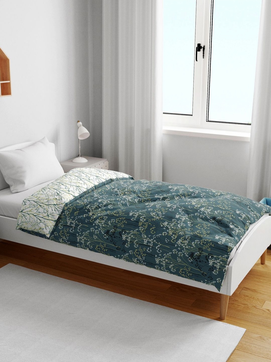 Divine Casa Green Floral Printed Microfiber Reversible AC Room 120 GSM Single Bed Blanket
Divine Casa Green Floral Printed Microfiber Reversible AC Room 120 GSM Single Bed Blanket