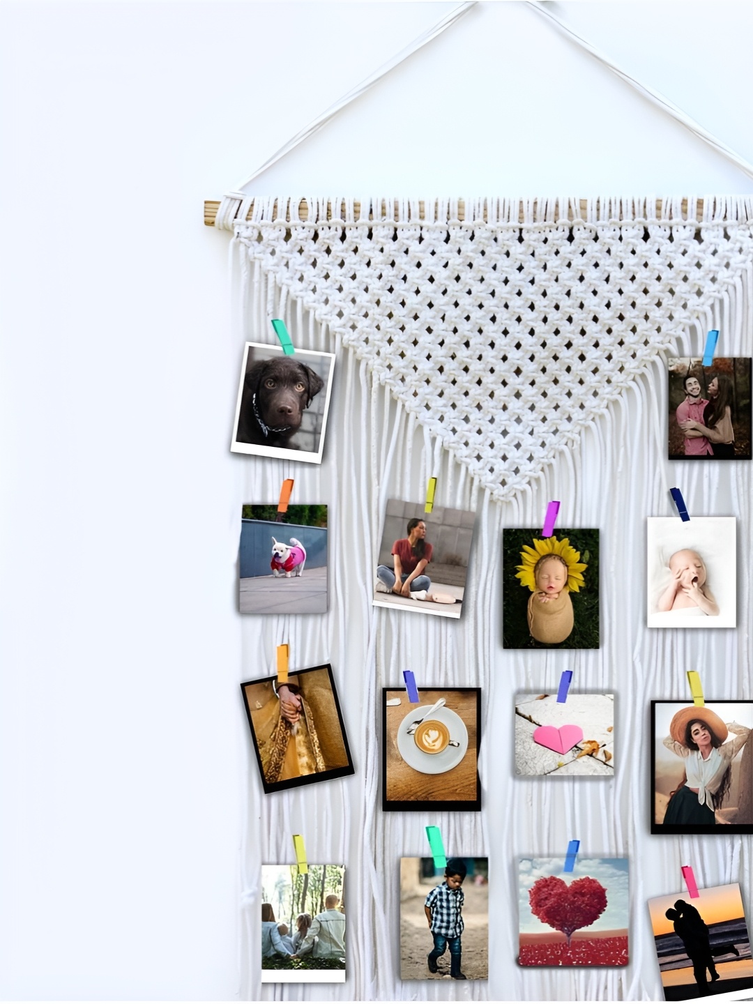VAH Kya Bat Hai !! White 19 Pieces Photos Display Hanging Wooden Photo Frame with Clips
VAH Kya Bat Hai !! White 19 Pieces Photos Display Hanging Wooden Photo Frame with Clips