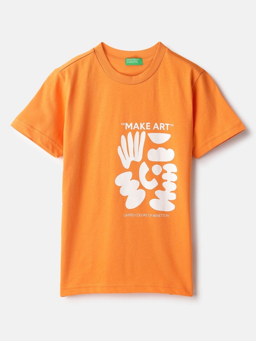 United Colors of Benetton Boys Graphic Printed Round Neck Pure Cotton T-shirt, Orange
United Colors of Benetton Boys Graphic Printed Round Neck Pure Cotton T-shirt, Orange