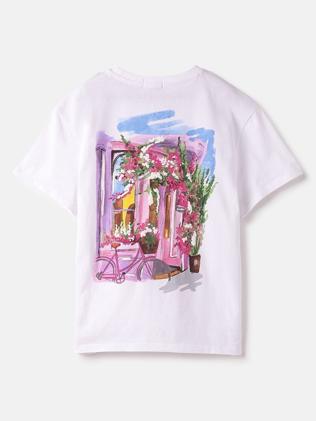 United Colors of Benetton Girls Graphic Printed Round Neck Pure Cotton T-shirt, White
United Colors of Benetton Girls Graphic Printed Round Neck Pure Cotton T-shirt, White