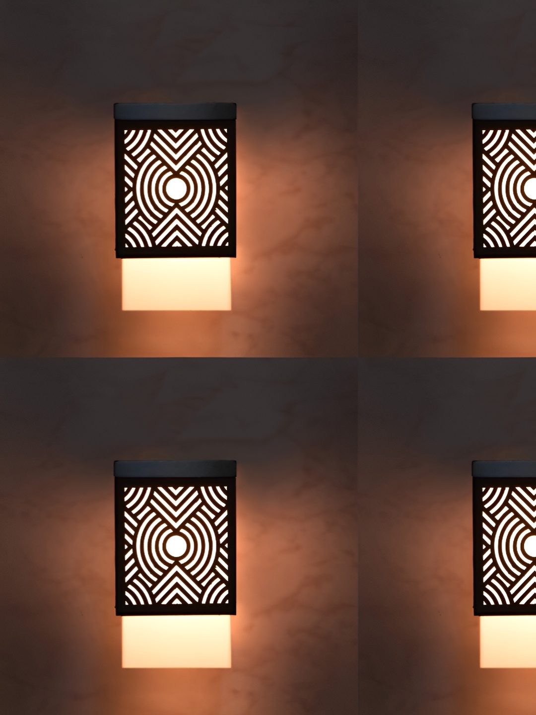 Gojeeva Black and White 4 Pieces Textured Wooden Contemporary Square Shaped Wall Lamps
Gojeeva Black and White 4 Pieces Textured Wooden Contemporary Square Shaped Wall Lamps