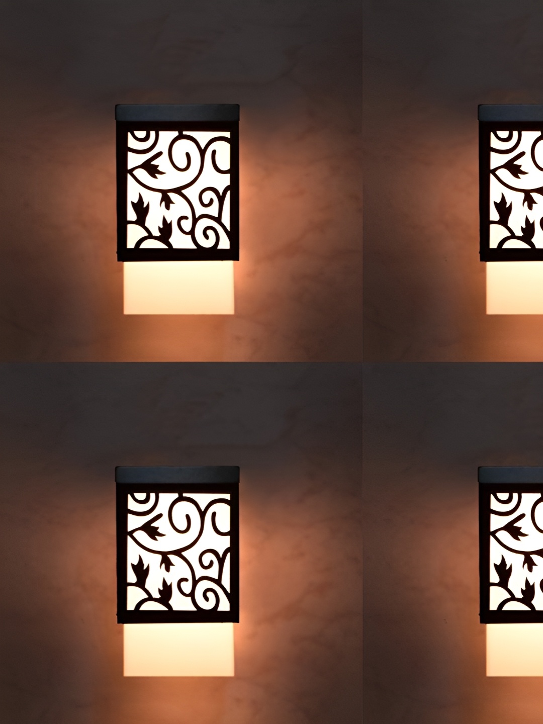 Gojeeva Black and White 4 Pieces Wooden Textured Contemporary Square Shaped Wall Lamps
Gojeeva Black and White 4 Pieces Wooden Textured Contemporary Square Shaped Wall Lamps