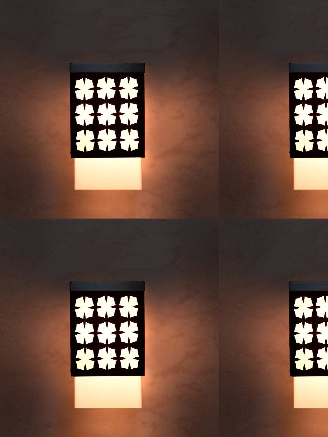 Gojeeva Black and White 4 Pieces Wooden Textured Square Shaped Contemporary Wall Lamps
Gojeeva Black and White 4 Pieces Wooden Textured Square Shaped Contemporary Wall Lamps