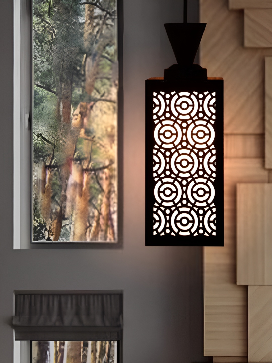 Gojeeva Zup Black & White Wooden Textured Contemporary Rectangle Shaped Wall Hanging Lamp
Gojeeva Zup Black & White Wooden Textured Contemporary Rectangle Shaped Wall Hanging Lamp