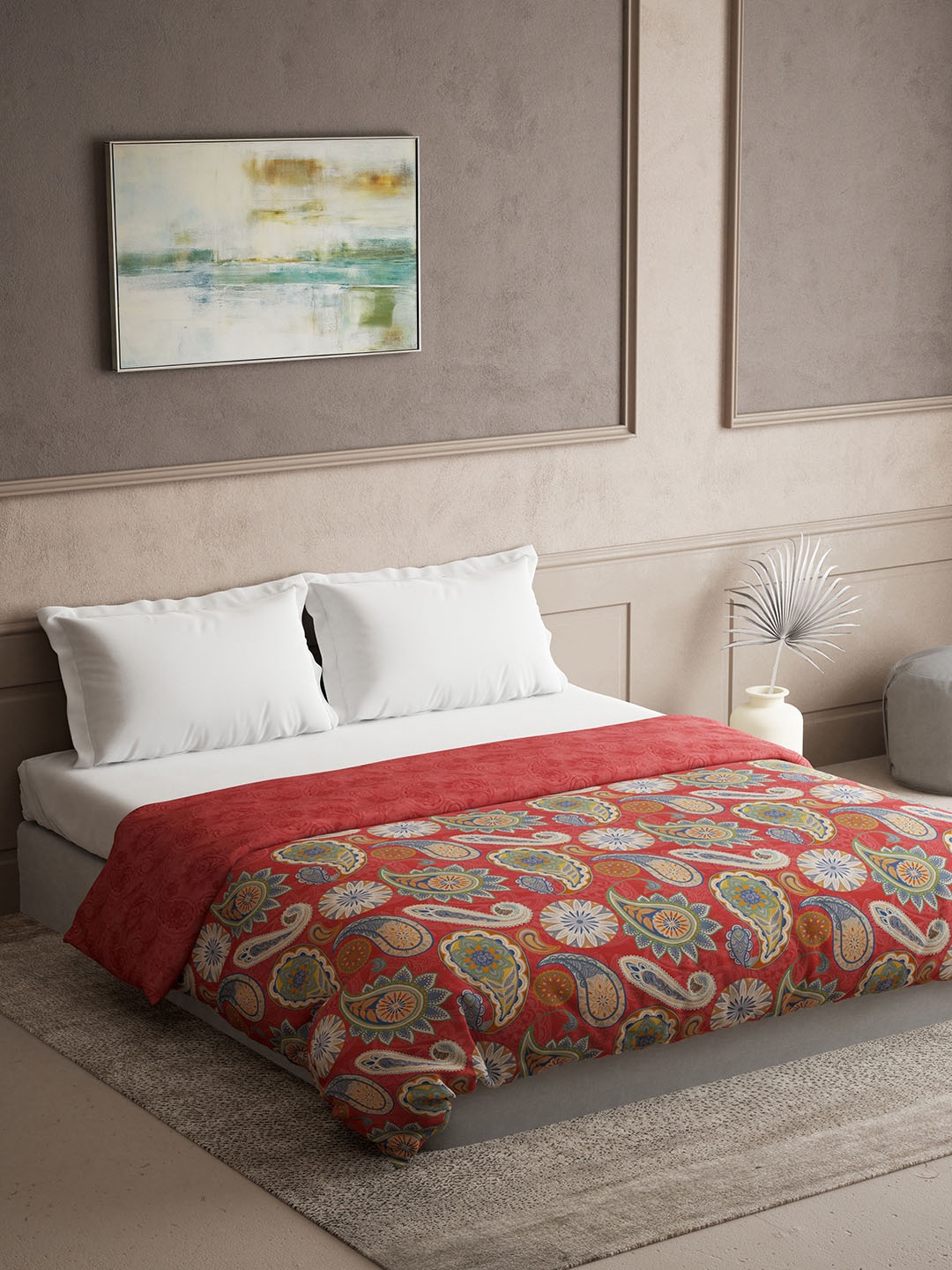 DDecor Red & Beige Paisley Printed Pure Cotton 300 GSM Heavy Winter Double Bed Quilt
DDecor Red & Beige Paisley Printed Pure Cotton 300 GSM Heavy Winter Double Bed Quilt