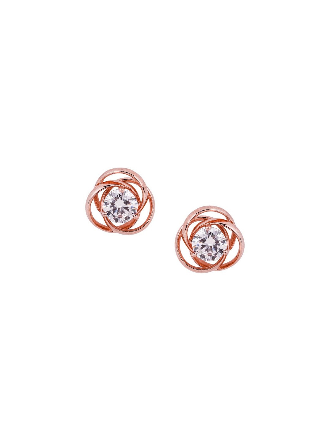 De Flossy Silver 925 Sterling Silver Rose Gold-Plated Artificial Stones Studded Studs
De Flossy Silver 925 Sterling Silver Rose Gold-Plated Artificial Stones Studded Studs