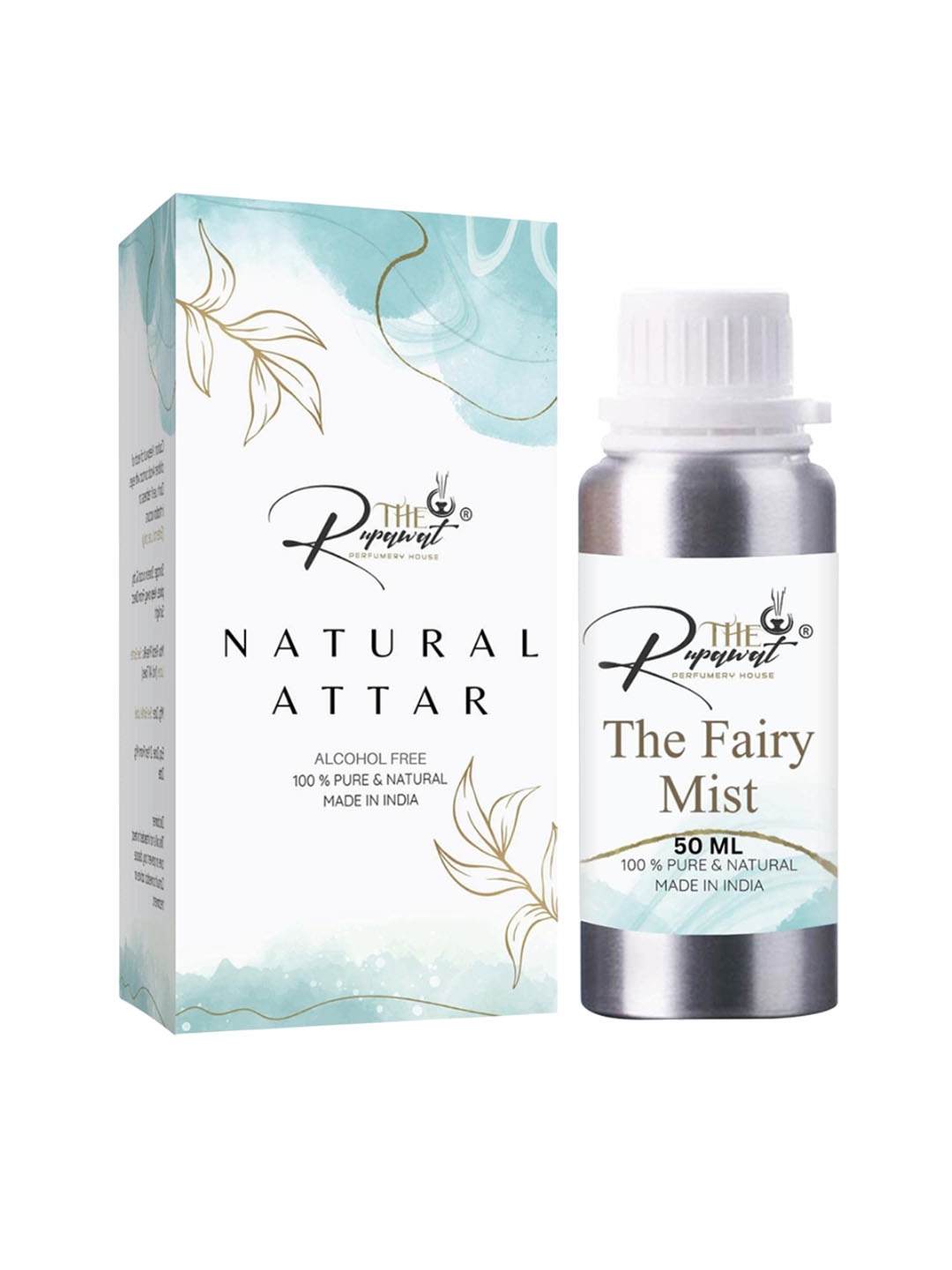 THE RUPAWAT Perfumery House The Fairy Mist Natural & Alcohol Free Attar - 50 ml, Transparent
THE RUPAWAT Perfumery House The Fairy Mist Natural & Alcohol Free Attar - 50 ml, Transparent