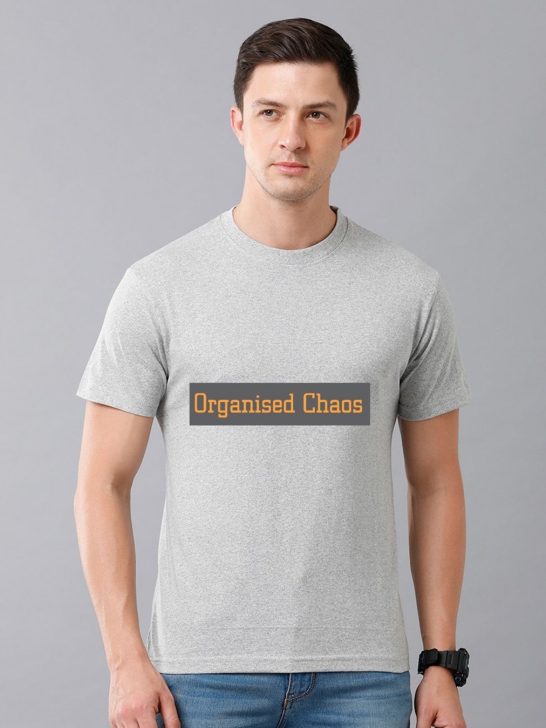 Moda Rapido Men Typography Printed Round Neck Slim Fit Casual T-shirt, Grey melange
Moda Rapido Men Typography Printed Round Neck Slim Fit Casual T-shirt, Grey melange