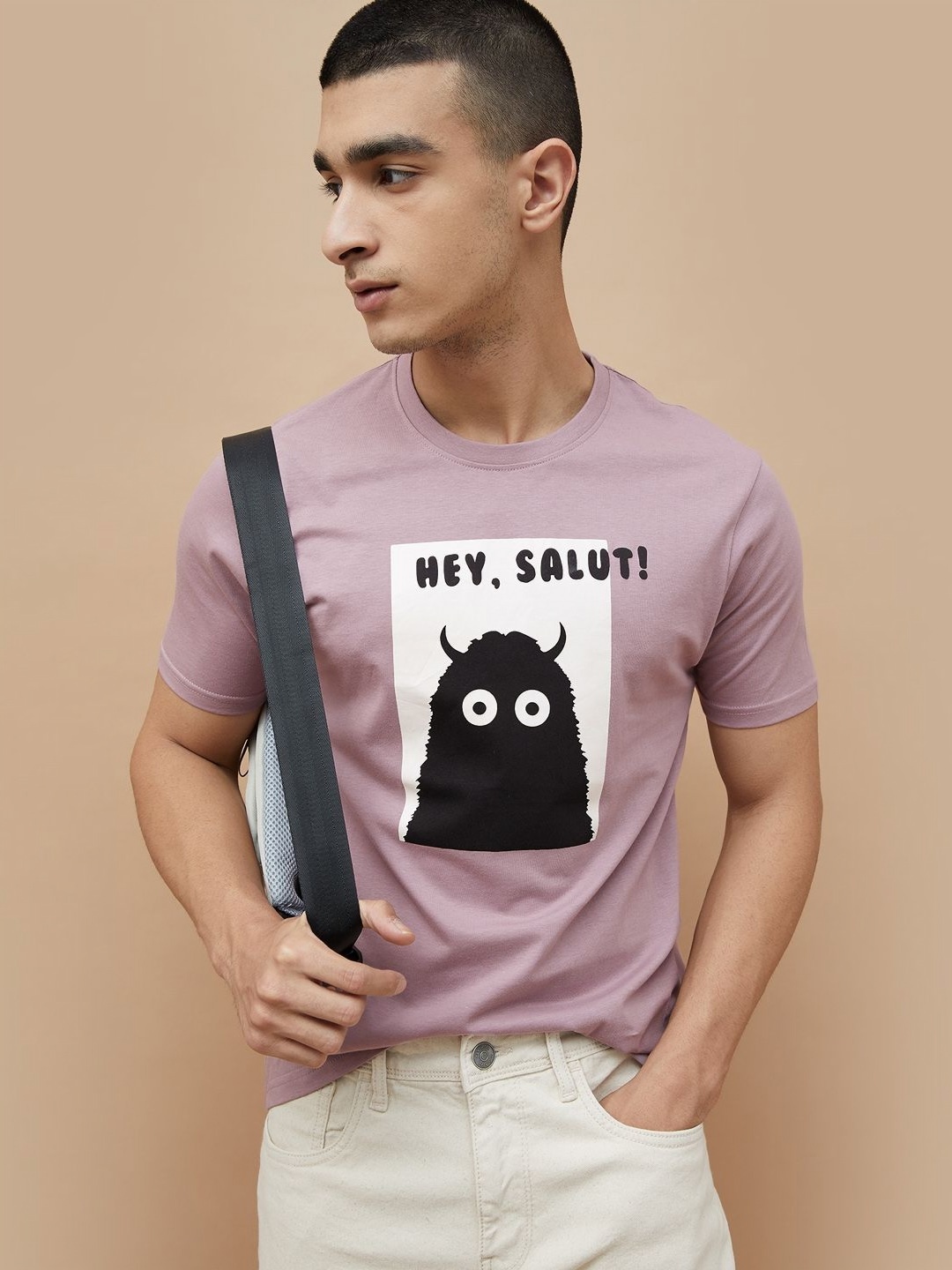Fame Forever by Lifestyle Men Typography Printed Round Neck Cotton Oversized T-shirt, Mauve
Fame Forever by Lifestyle Men Typography Printed Round Neck Cotton Oversized T-shirt, Mauve