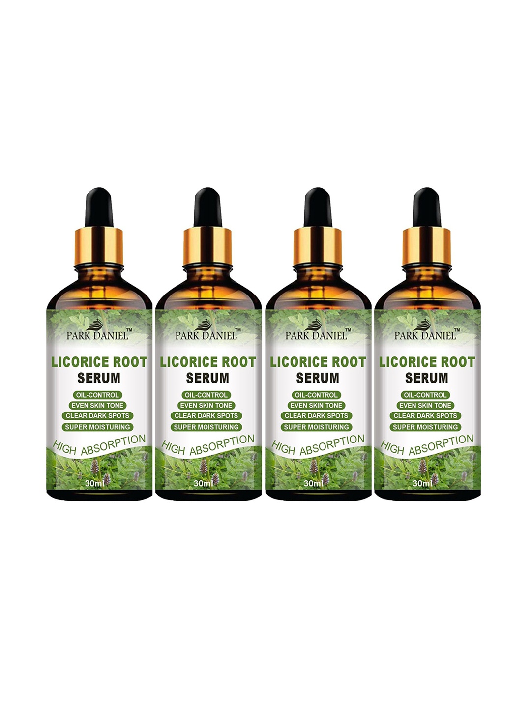 Park Daniel Set Of 4 Licorice Root Serum For Radiant Skin Tone- 30 ml Each, Transparent
Park Daniel Set Of 4 Licorice Root Serum For Radiant Skin Tone- 30 ml Each, Transparent
