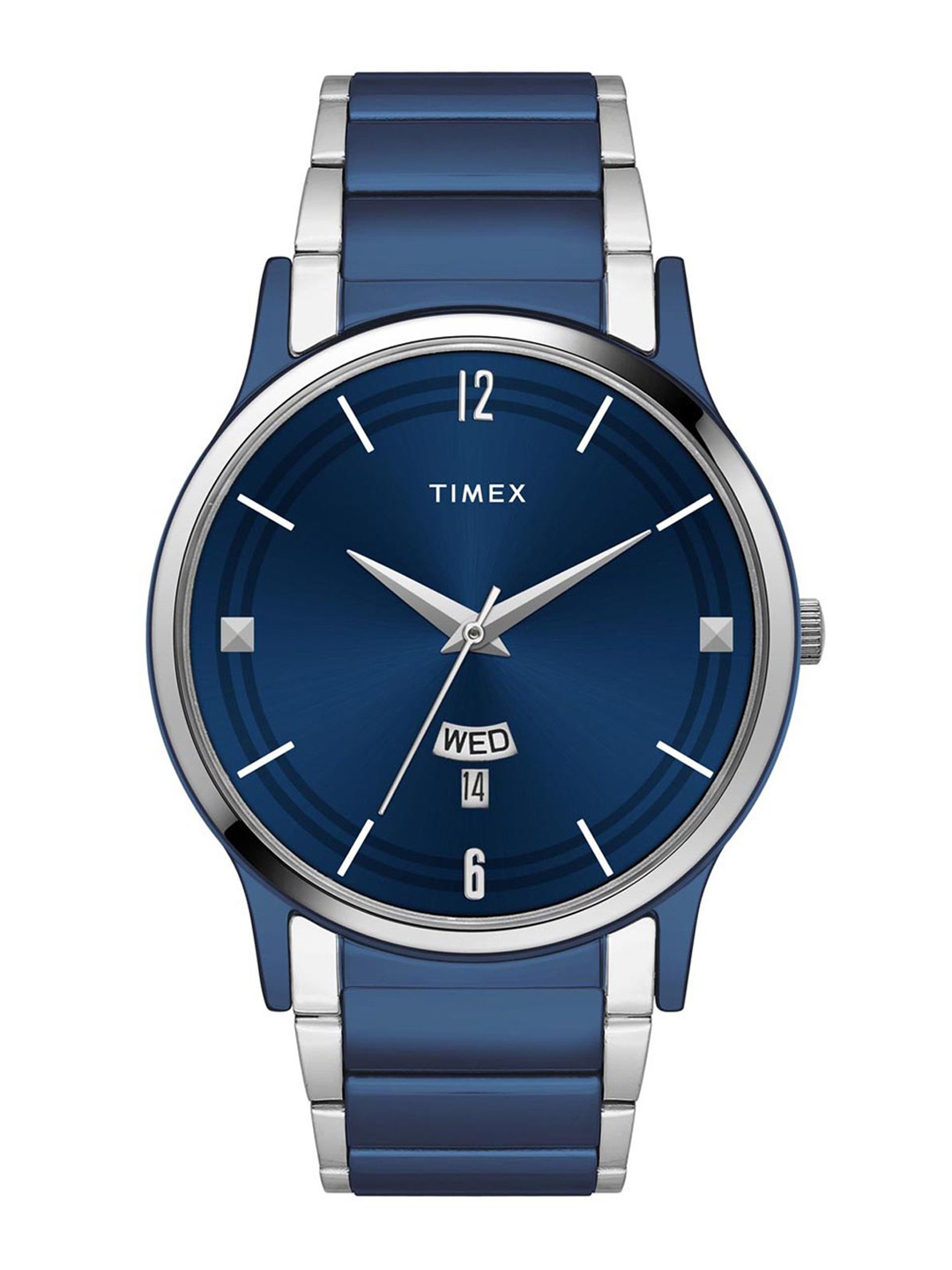 Timex Men Brass Dial & Stainless Steel Straps Analogue Watch TW000R466, Blue
Timex Men Brass Dial & Stainless Steel Straps Analogue Watch TW000R466, Blue