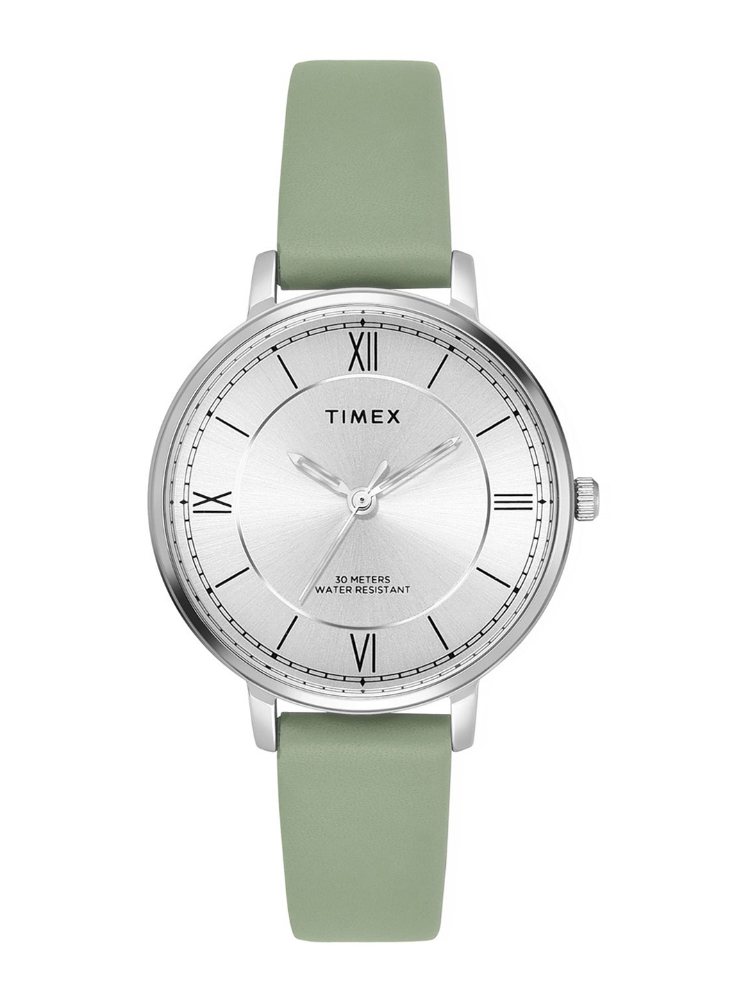 Timex Women Brass Embellished Dial & Leather Straps Analogue Watch TWEL15819, Silver
Timex Women Brass Embellished Dial & Leather Straps Analogue Watch TWEL15819, Silver