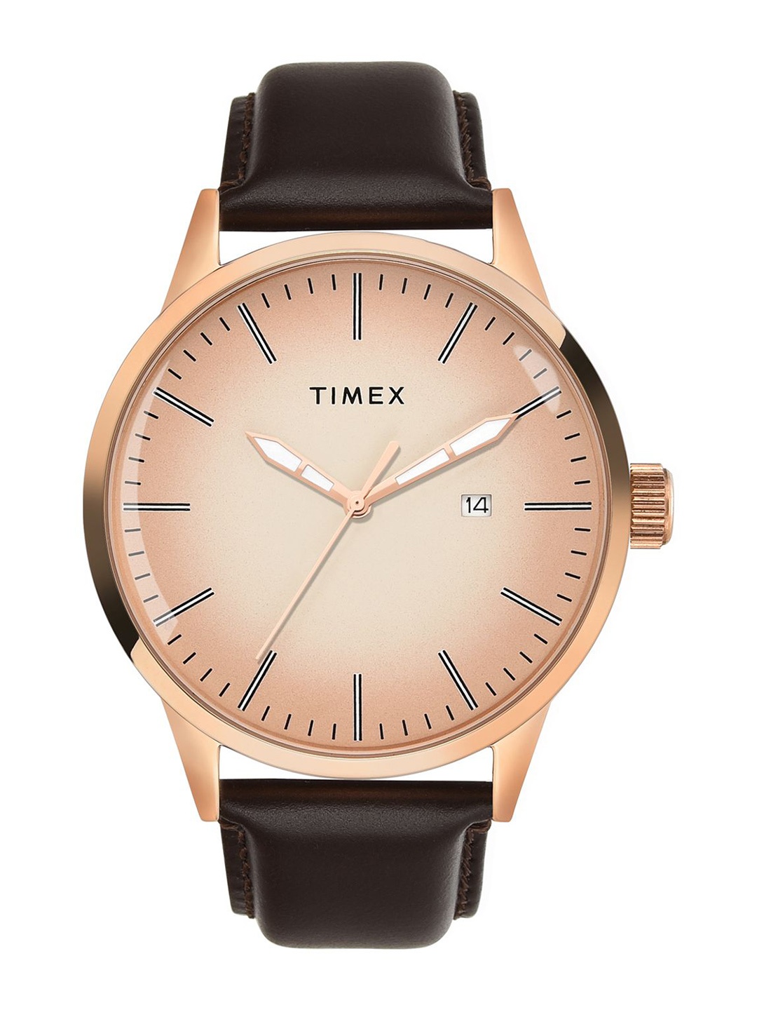 Timex Men Brass Dial & Leather Straps Analogue Multi Function Watch TWEG19950, Off white
Timex Men Brass Dial & Leather Straps Analogue Multi Function Watch TWEG19950, Off white