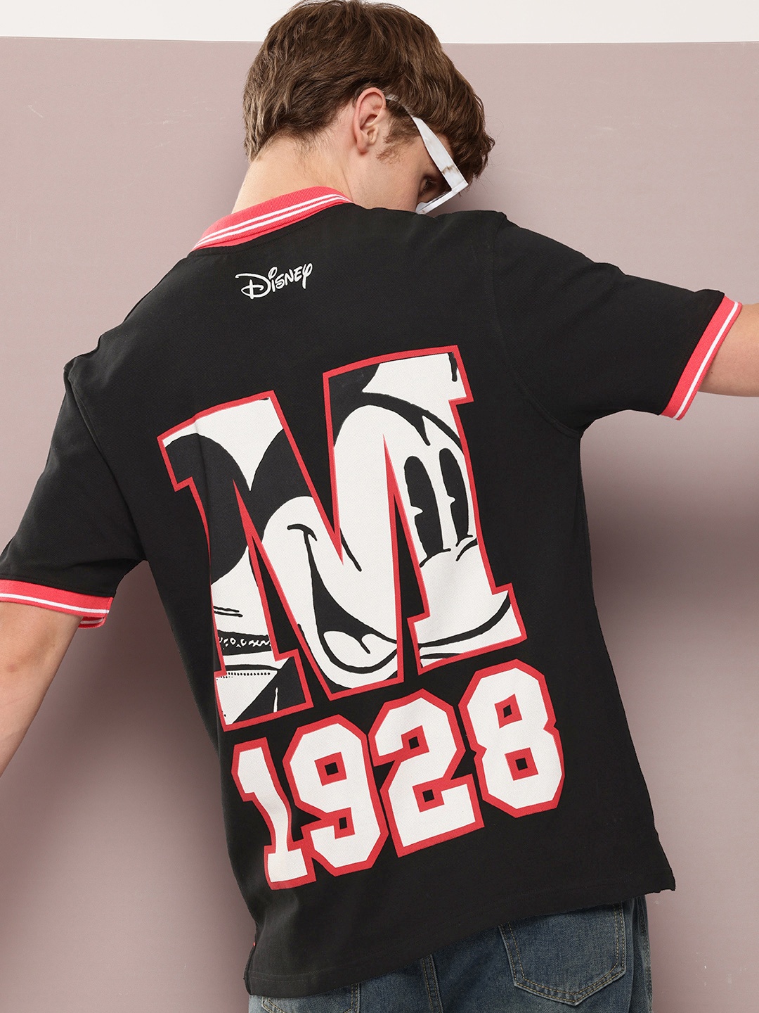 Kook N Keech Disney Mickey Mouse Printed Polo Collar Drop-Shoulder Pure Cotton T-shirt, Black
Kook N Keech Disney Mickey Mouse Printed Polo Collar Drop-Shoulder Pure Cotton T-shirt, Black