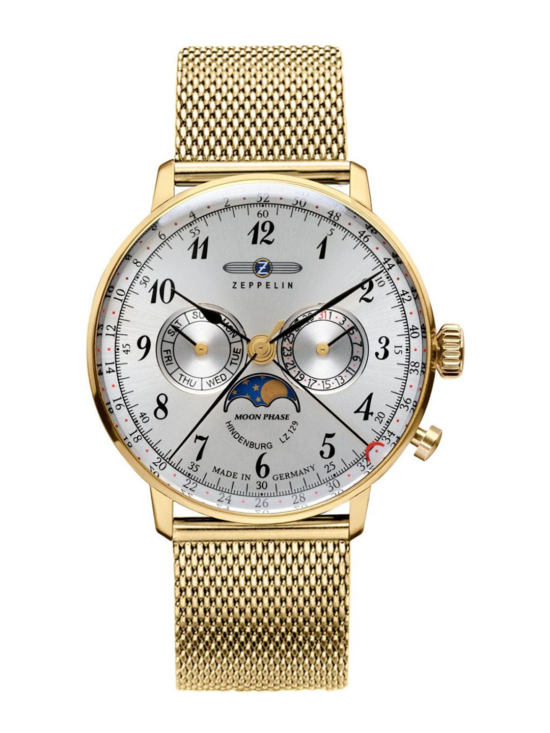 ZEPPELIN Men Dial & Stainless Steel Bracelet Style Straps Analogue Multi Function 7038M1, Silver
ZEPPELIN Men Dial & Stainless Steel Bracelet Style Straps Analogue Multi Function 7038M1, Silver