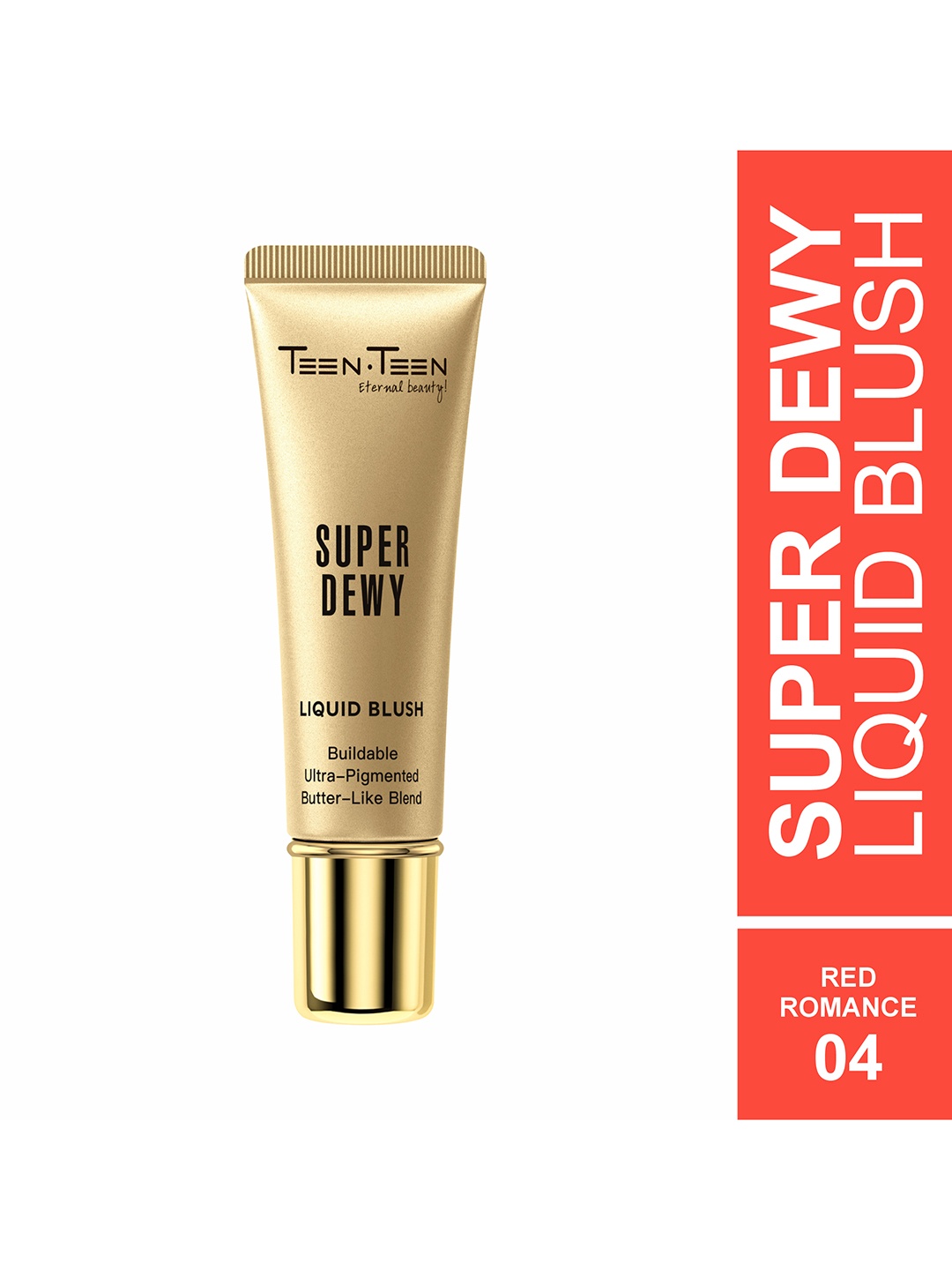 TEEN TEEN COSMETICS Super Dewy Ultra-Pigmented Liquid Blush - 15 g - Red Romance 04
TEEN TEEN COSMETICS Super Dewy Ultra-Pigmented Liquid Blush - 15 g - Red Romance 04