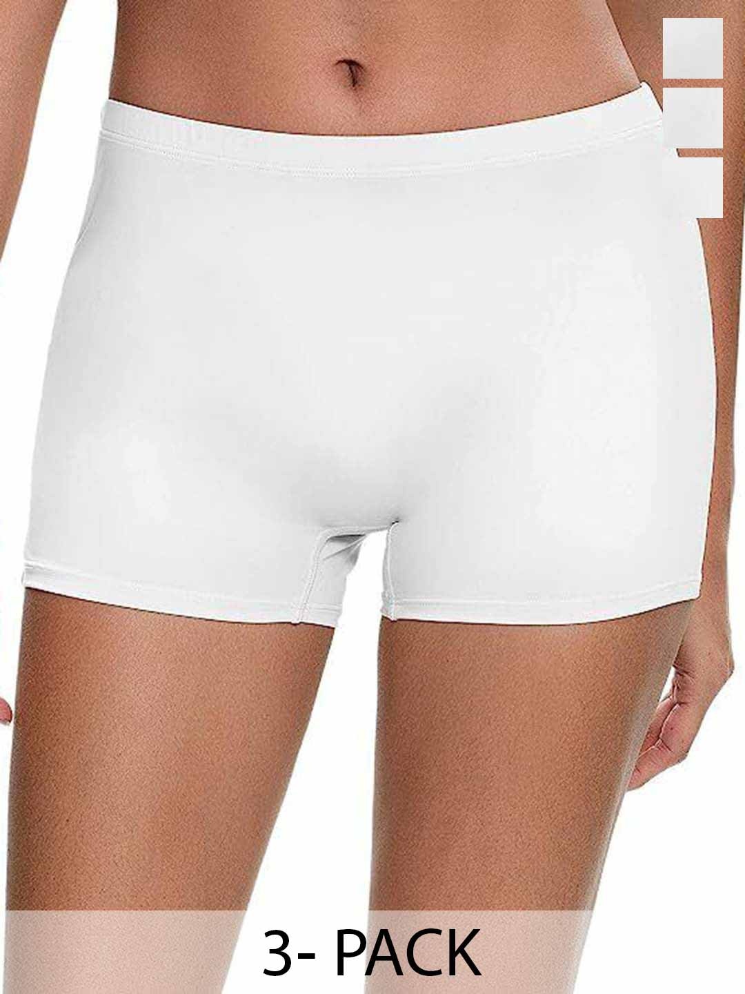 Diving deep Pack Of 3 Cotton Mid-Rise Boy Short Briefs J_7Full Panty_Three Pack_S, White
Diving deep Pack Of 3 Cotton Mid-Rise Boy Short Briefs J_7Full Panty_Three Pack_S, White