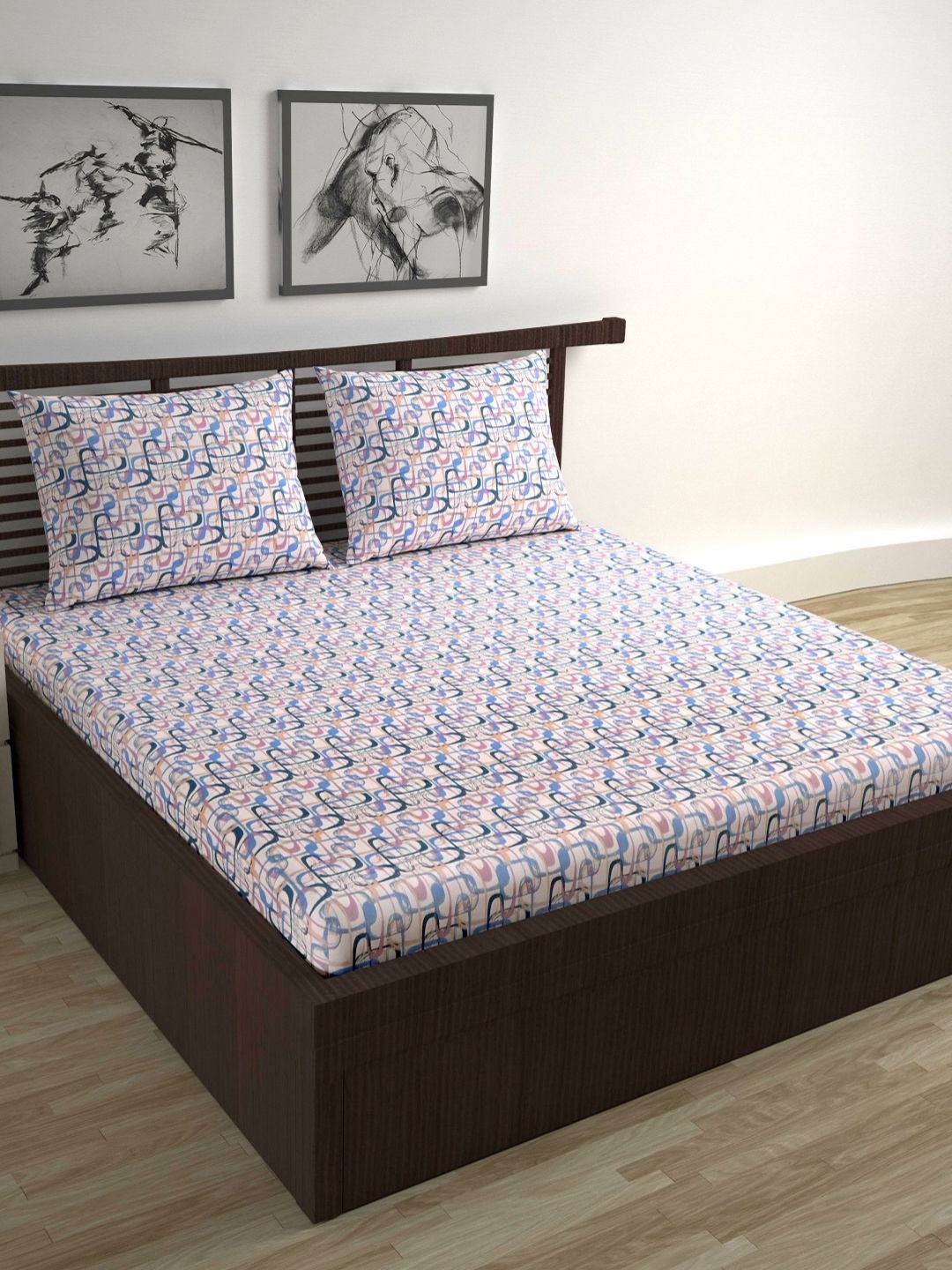 Divine Casa Trident Cream Printed Pure Cotton 144 TC Single Bedsheet Set 2.54 m x 2.22 m
Divine Casa Trident Cream Printed Pure Cotton 144 TC Single Bedsheet Set 2.54 m x 2.22 m